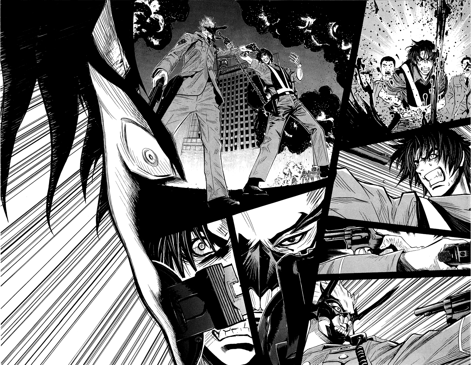 Akumetsu Chapter 39 page 16 - Chapter 39: School Blockade