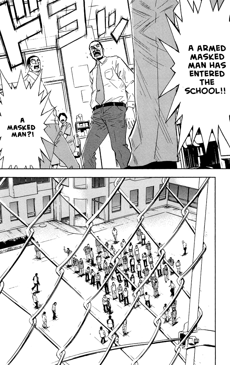 Akumetsu Chapter 39 page 6 - Chapter 39: School Blockade