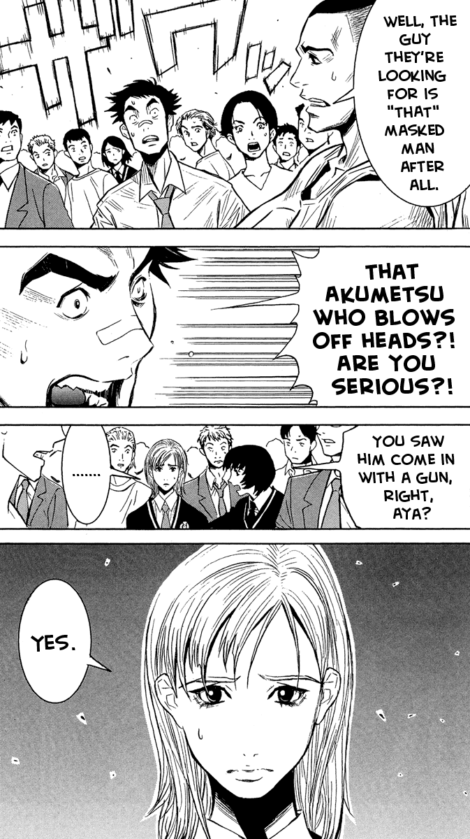 Akumetsu Chapter 39 page 8 - Chapter 39: School Blockade