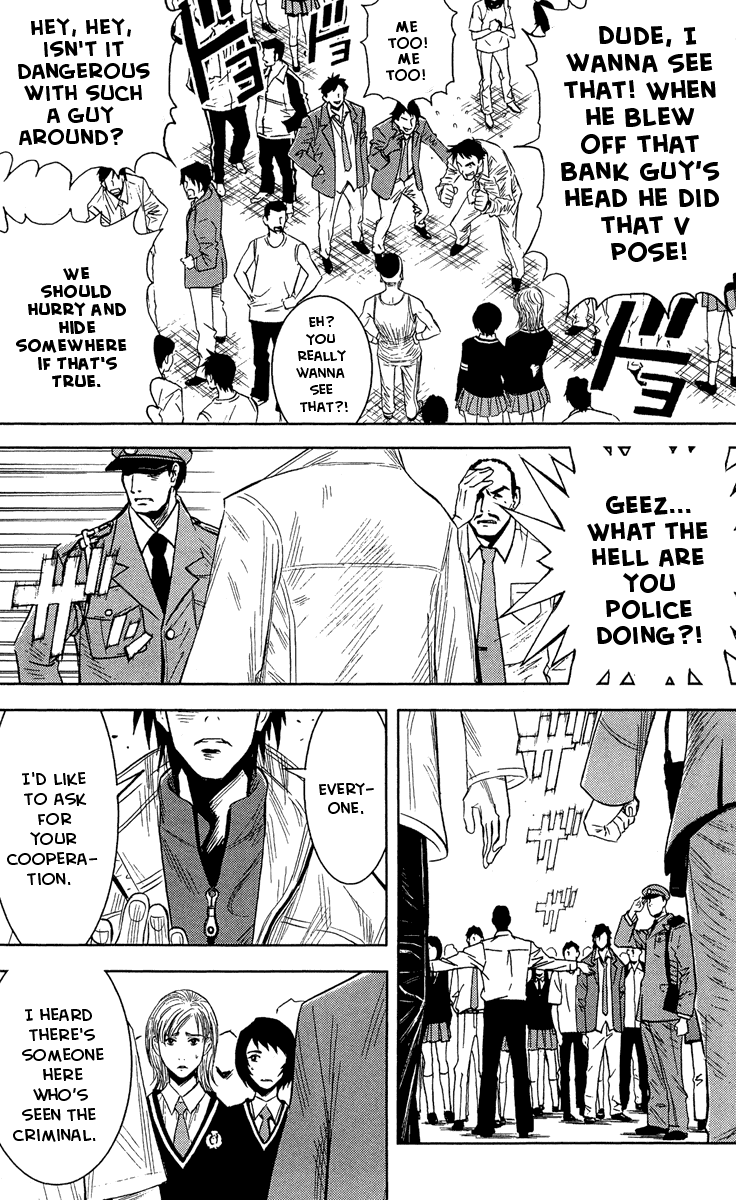 Akumetsu Chapter 39 page 9 - Chapter 39: School Blockade