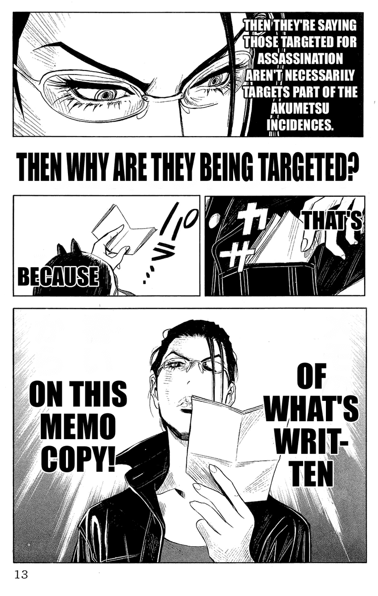 Akumetsu Chapter 44 page 11 - Chapter 44: Effort
