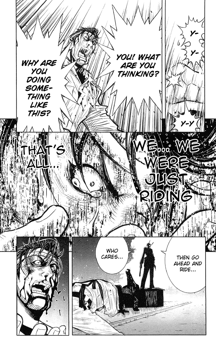 Akumetsu Chapter 9 page 15 - Chapter 9: Police vs. Delinquents
