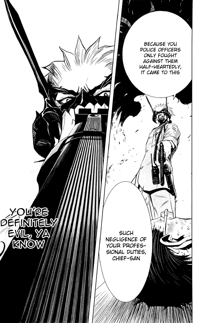 Akumetsu Chapter 9 page 21 - Chapter 9: Police vs. Delinquents