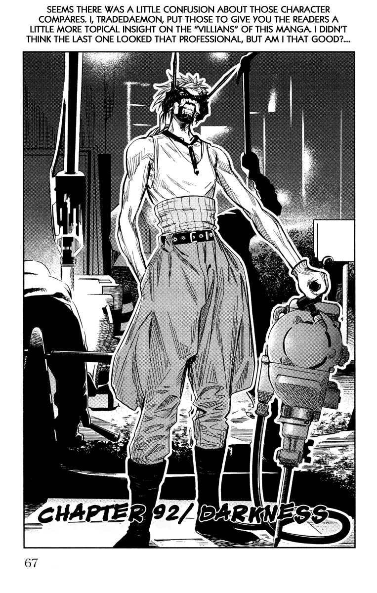Akumetsu Chapter 92 page 1 - Chapter 92: Darkness