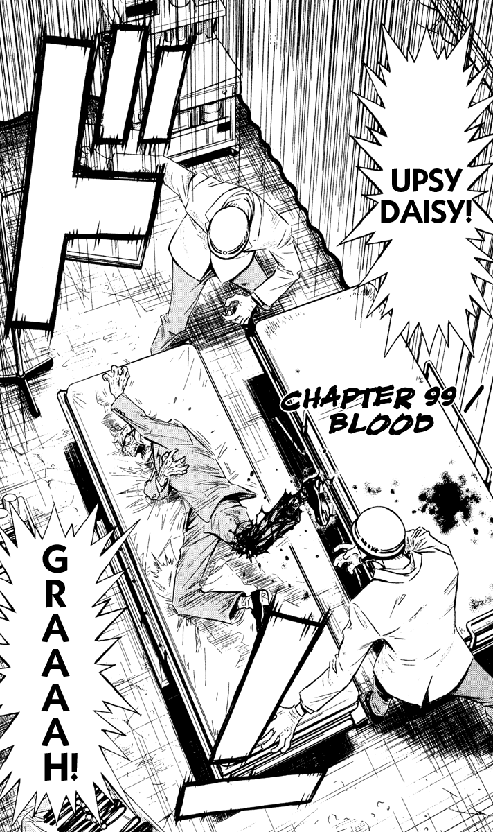 Akumetsu Chapter 99 page 2 - Chapter 99: Blood