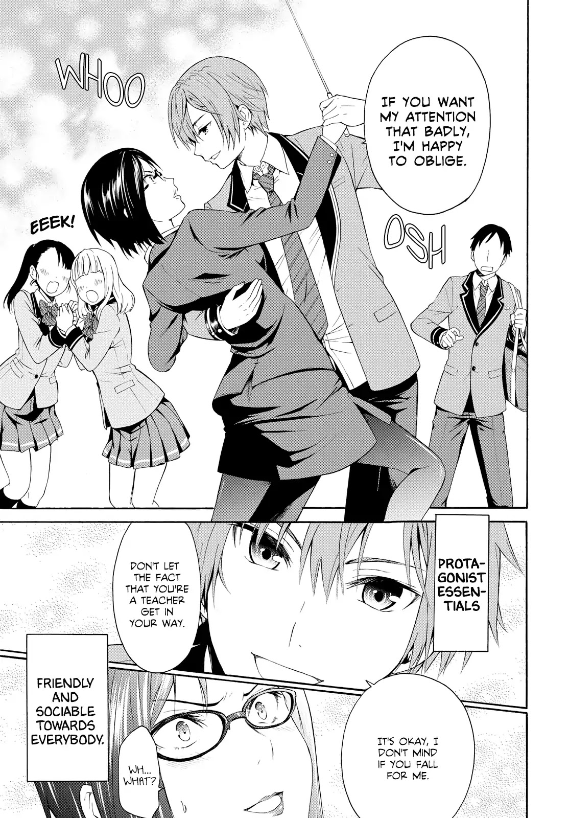 Akuyaku Ouji wa Koi ga Dekinai Chapter 1 page 7 - Chapter 1: I Can’t Be A Background Character