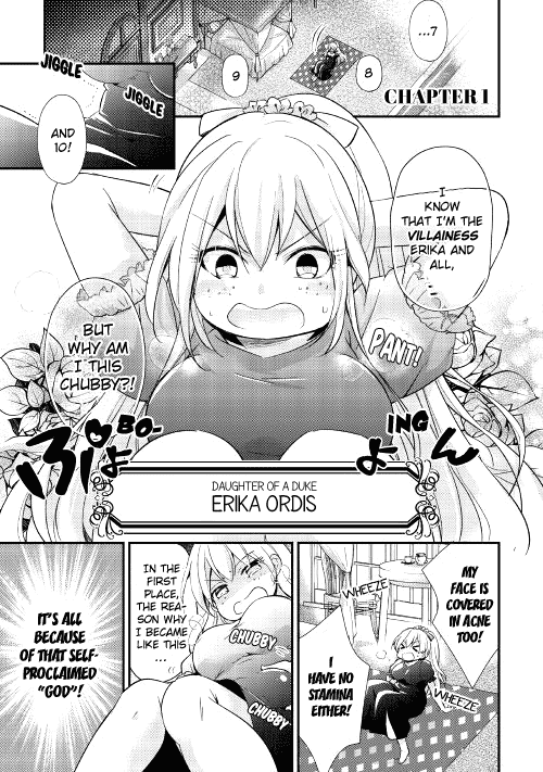 Akuyaku Reijou ni Narimashita. Chapter 1 page 1 - Chapter 1