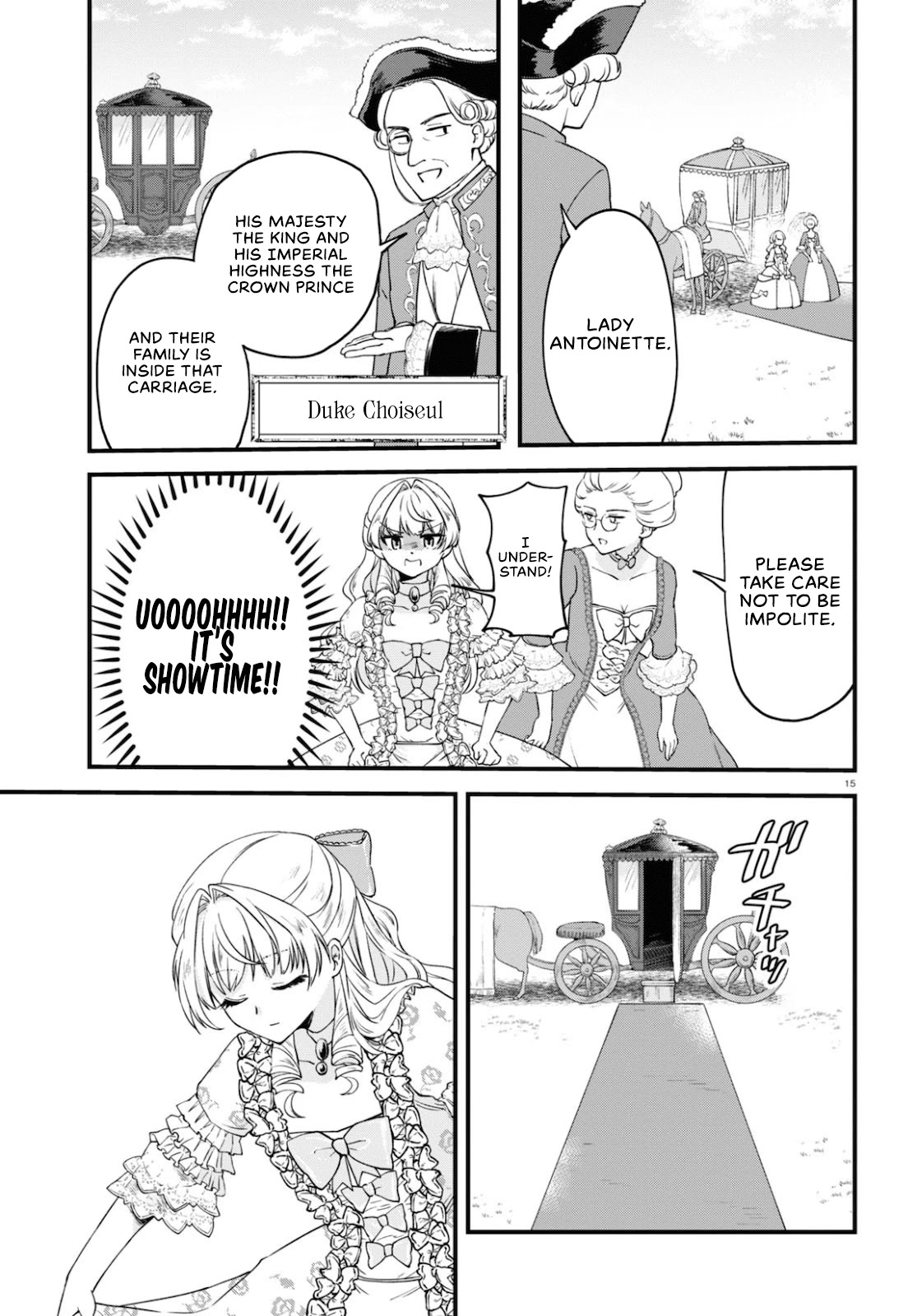 Akuyaku Reijou ni Tensei Shita hazu ga Marie Antoinette Deshita Chapter 2 page 15 - Chapter 2: Welcome to Versailles~!