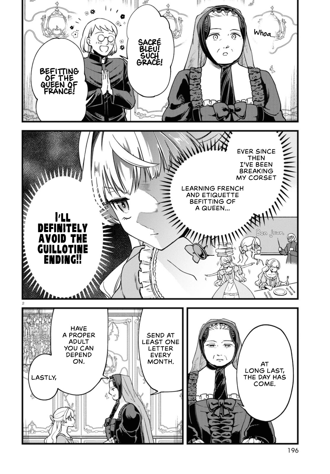 Akuyaku Reijou ni Tensei Shita hazu ga Marie Antoinette Deshita Chapter 2 page 2 - Chapter 2: Welcome to Versailles~!