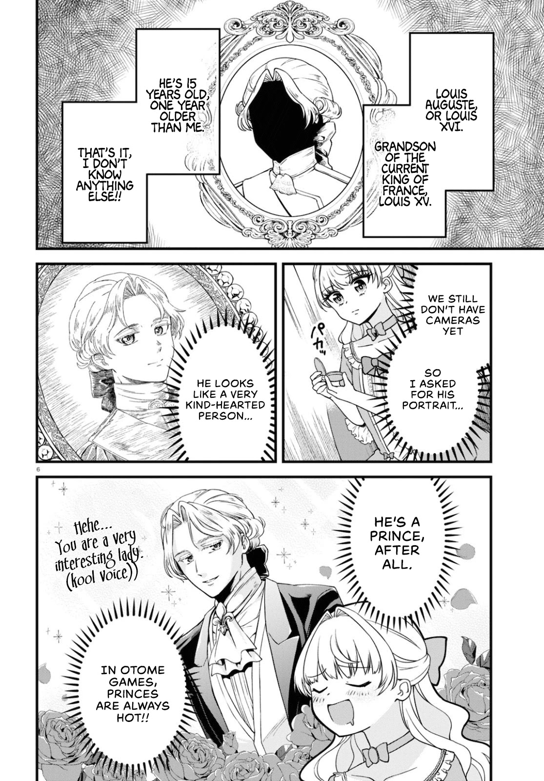 Akuyaku Reijou ni Tensei Shita hazu ga Marie Antoinette Deshita Chapter 2 page 6 - Chapter 2: Welcome to Versailles~!