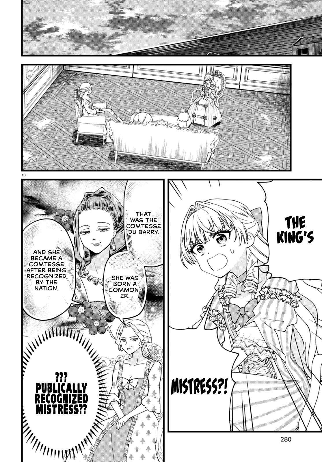 Akuyaku Reijou ni Tensei Shita hazu ga Marie Antoinette Deshita Chapter 3 page 17 - Chapter 3: The courtesan mistress