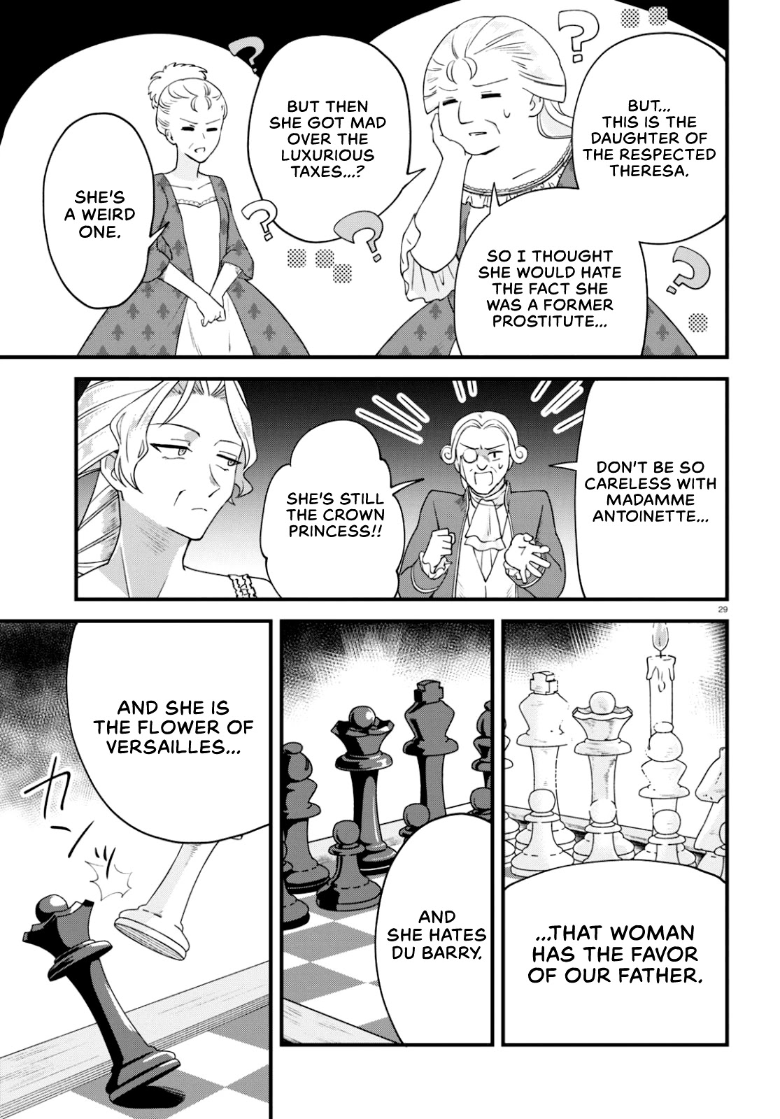 Akuyaku Reijou ni Tensei Shita hazu ga Marie Antoinette Deshita Chapter 3 page 28 - Chapter 3: The courtesan mistress