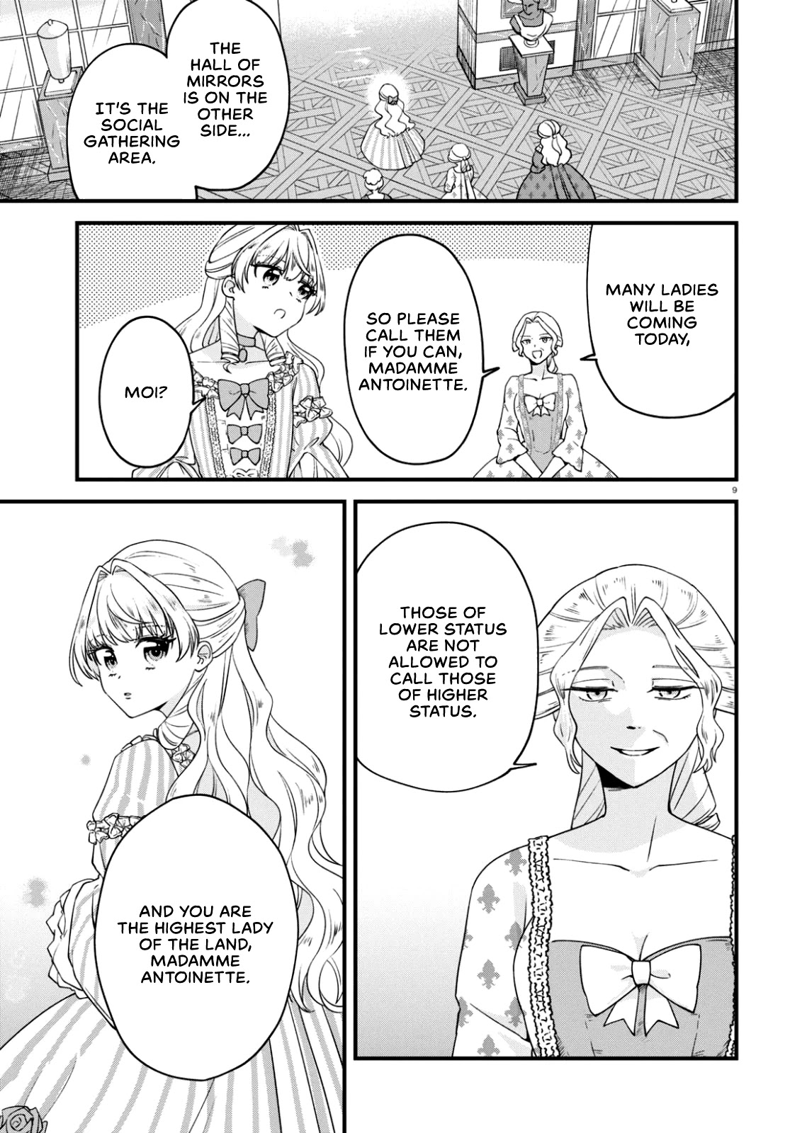 Akuyaku Reijou ni Tensei Shita hazu ga Marie Antoinette Deshita Chapter 3 page 9 - Chapter 3: The courtesan mistress