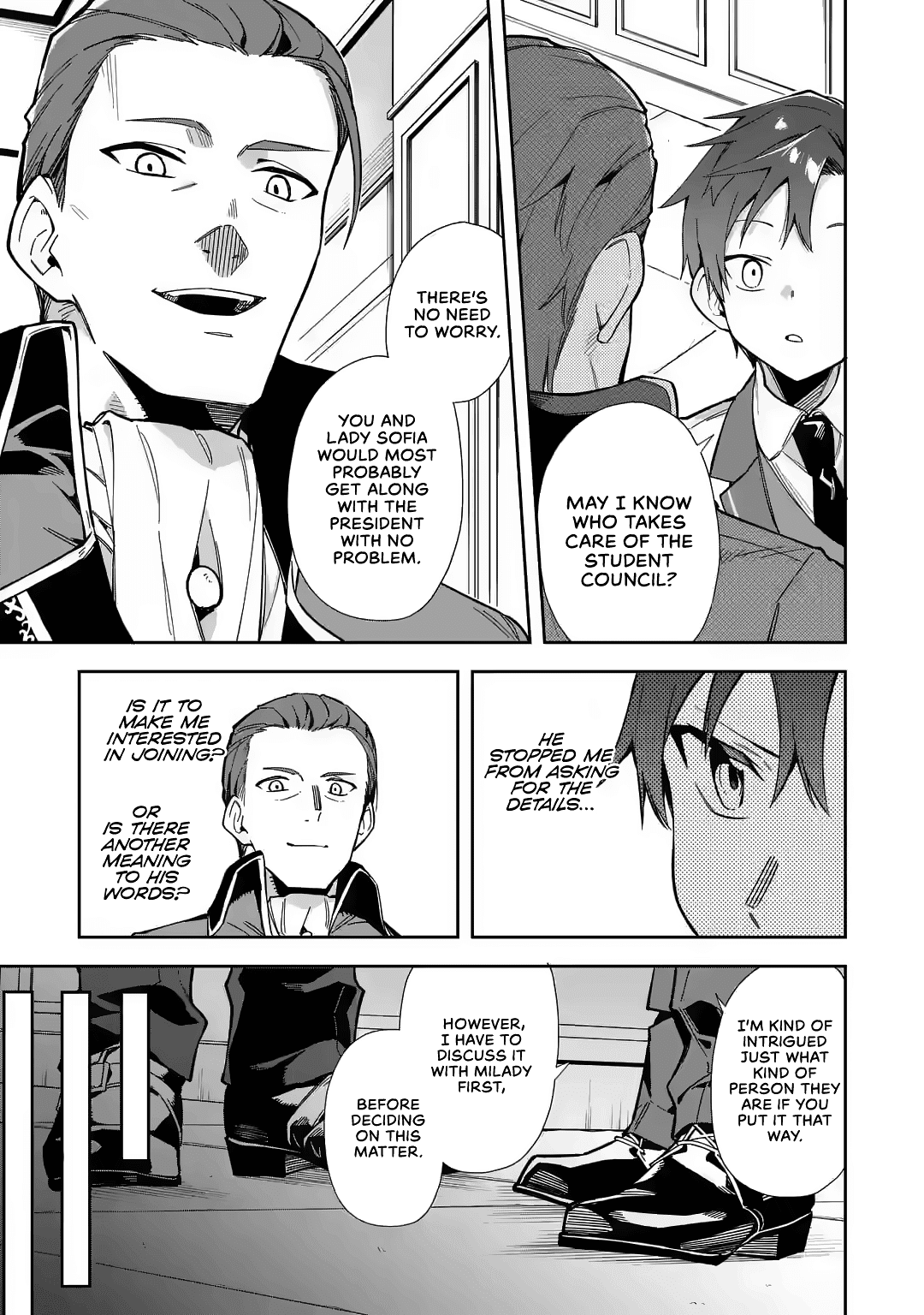 Akuyaku Reijou no Shitsuji-sama Hametsu Chapter 17 page 12 - Chapter 17: One Army Student Council