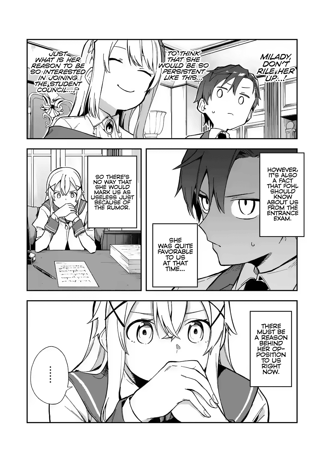 Akuyaku Reijou no Shitsuji-sama Hametsu Chapter 17 page 22 - Chapter 17: One Army Student Council