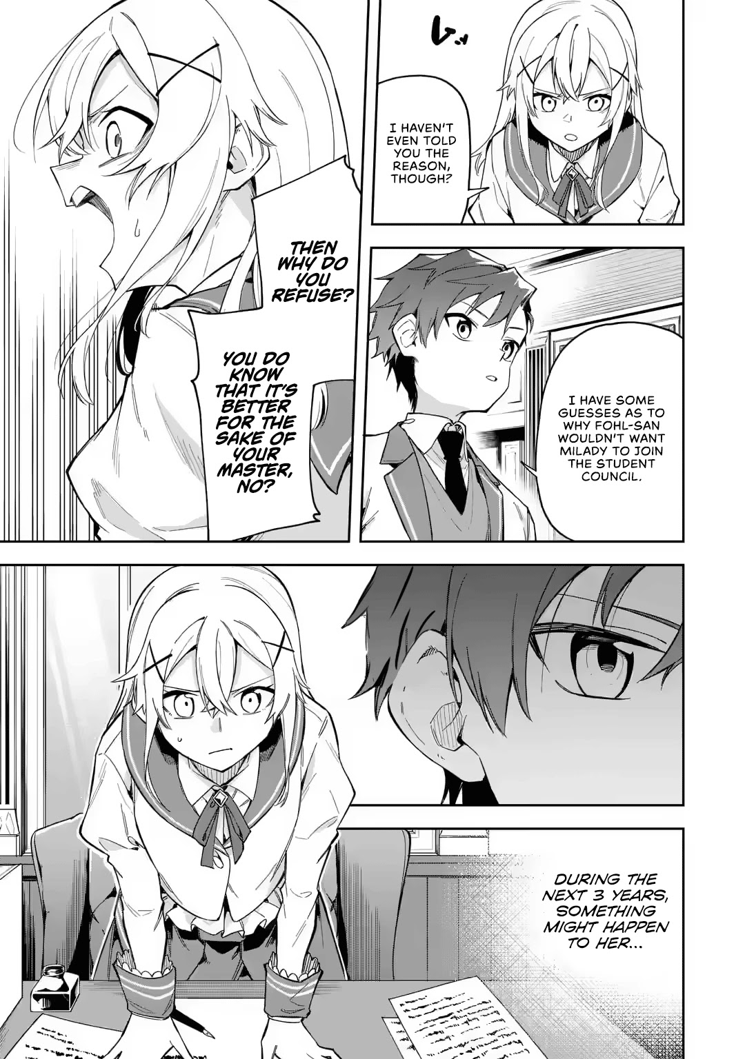 Akuyaku Reijou no Shitsuji-sama Hametsu Chapter 18 page 18 - Chapter 18: Student Council's Tests