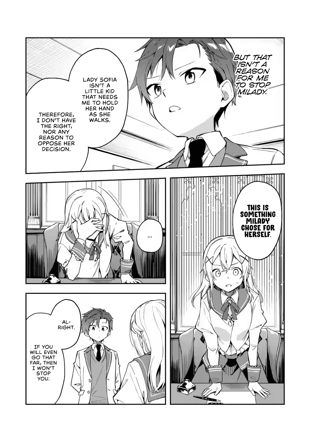 Akuyaku Reijou no Shitsuji-sama Hametsu Chapter 18 page 19 - Chapter 18: Student Council's Tests
