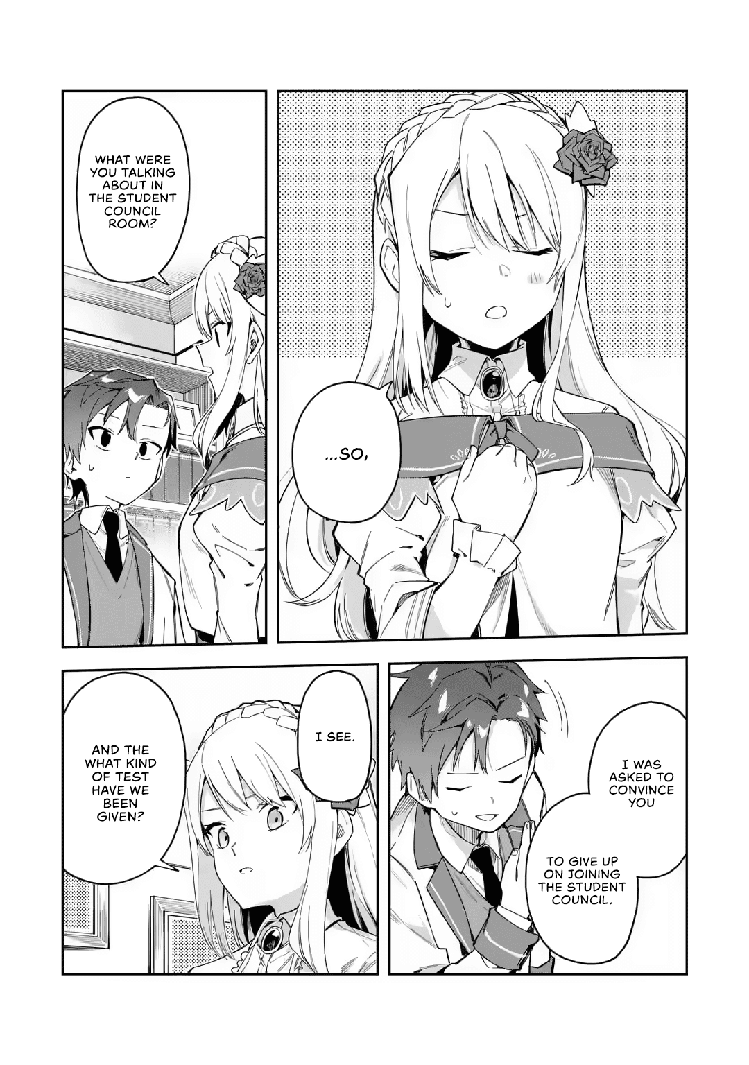 Akuyaku Reijou no Shitsuji-sama Hametsu Chapter 18 page 27 - Chapter 18: Student Council's Tests