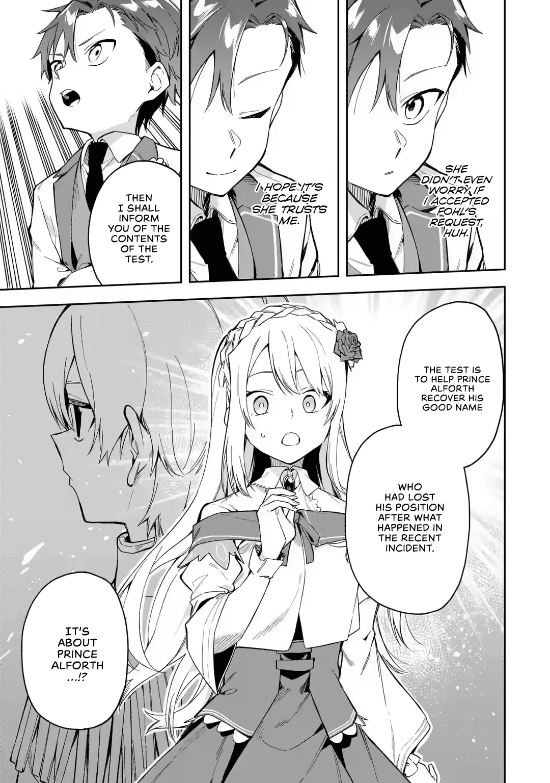 Akuyaku Reijou no Shitsuji-sama Hametsu Chapter 18 page 28 - Chapter 18: Student Council's Tests
