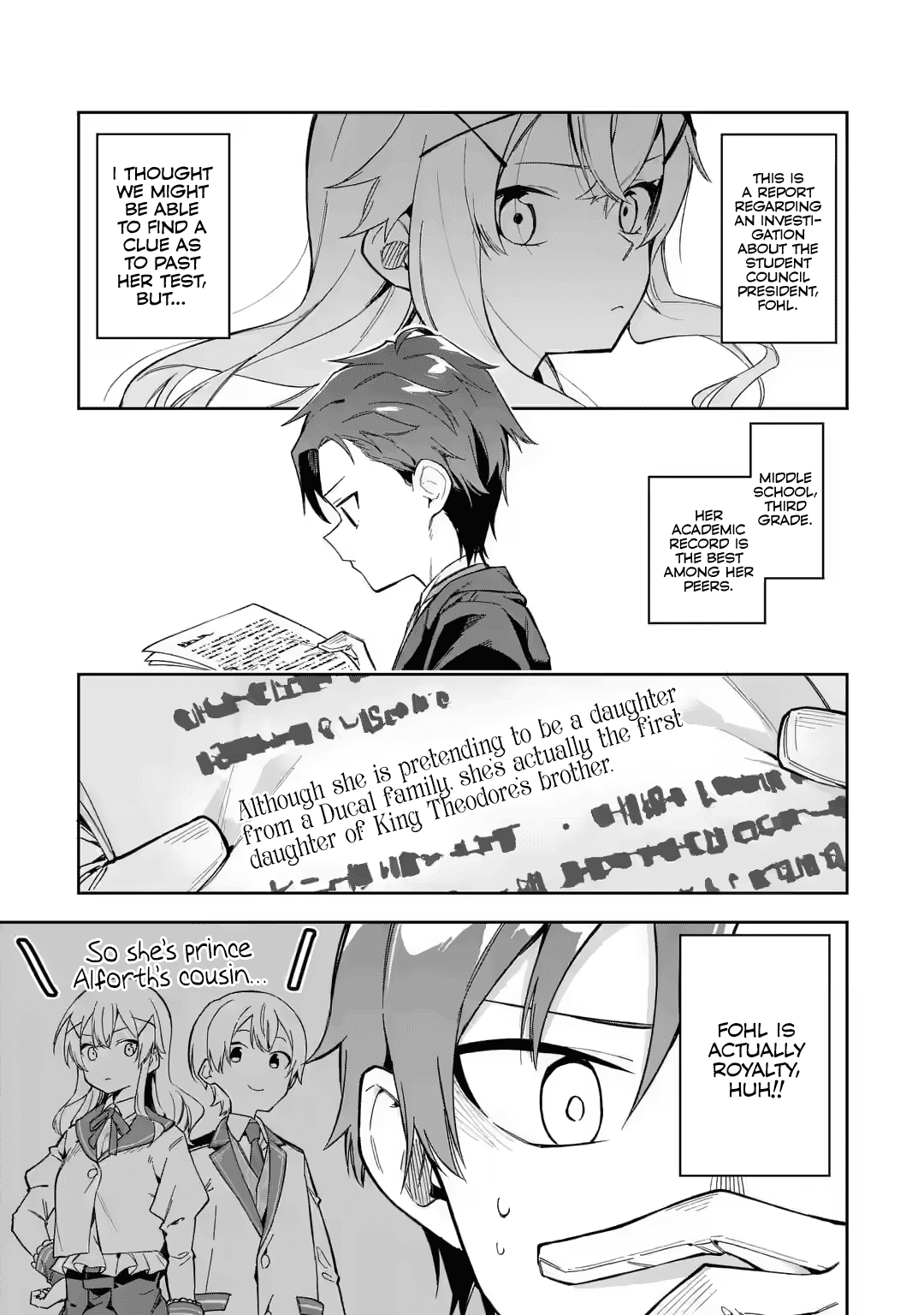 Akuyaku Reijou no Shitsuji-sama Hametsu Chapter 18 page 6 - Chapter 18: Student Council's Tests