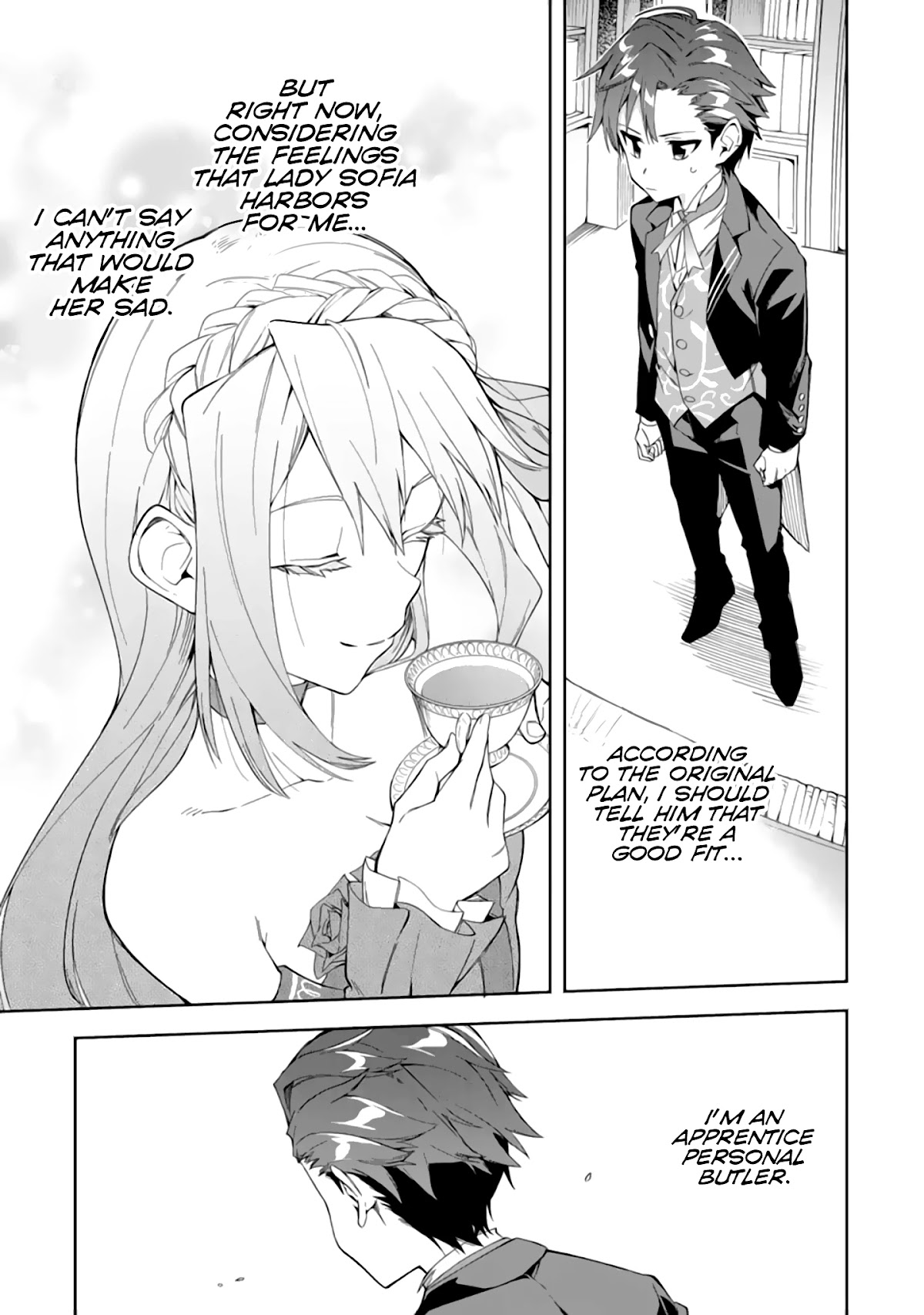 Akuyaku Reijou no Shitsuji-sama Hametsu Chapter 2.1 page 12 - Chapter 2.1: A Butler's Decision