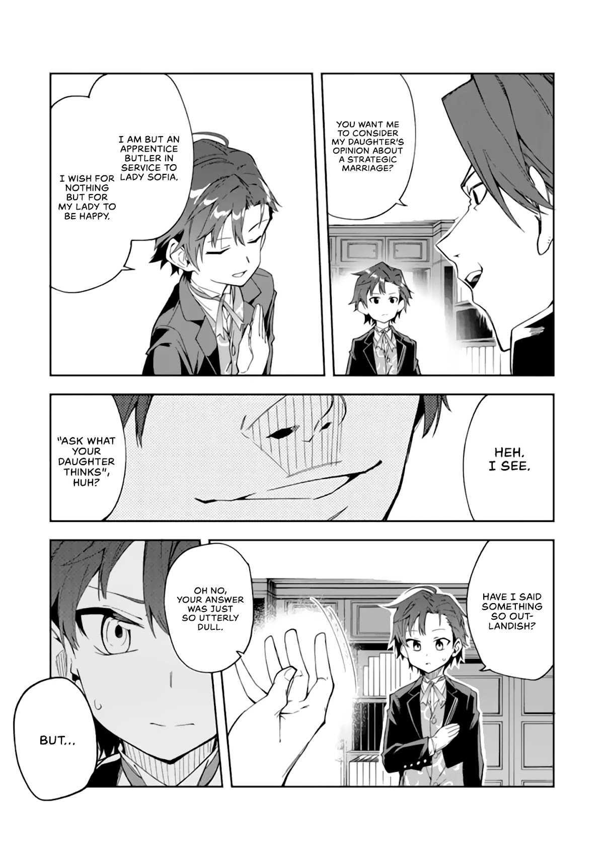 Akuyaku Reijou no Shitsuji-sama Hametsu Chapter 2.1 page 14 - Chapter 2.1: A Butler's Decision