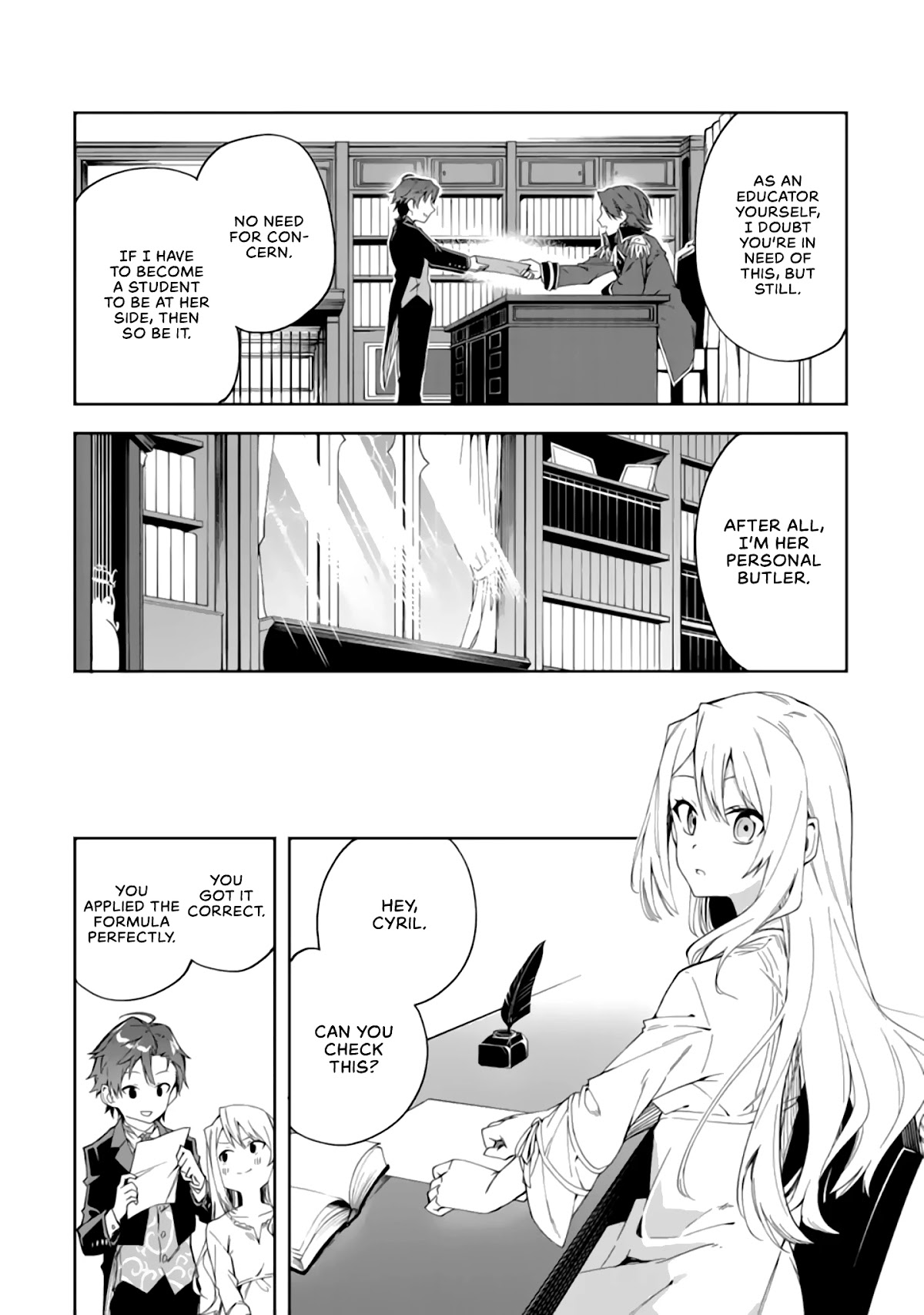 Akuyaku Reijou no Shitsuji-sama Hametsu Chapter 2.1 page 17 - Chapter 2.1: A Butler's Decision