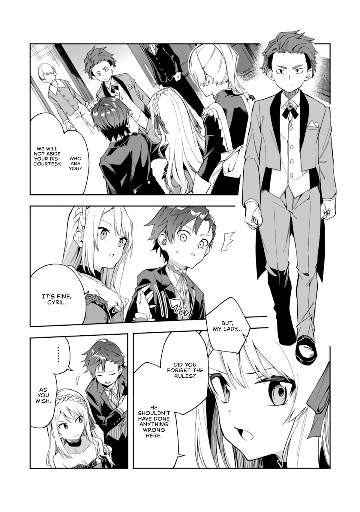 Akuyaku Reijou no Shitsuji-sama Hametsu Chapter 2.2 page 8 - Chapter 2.2: A Butler's Decision