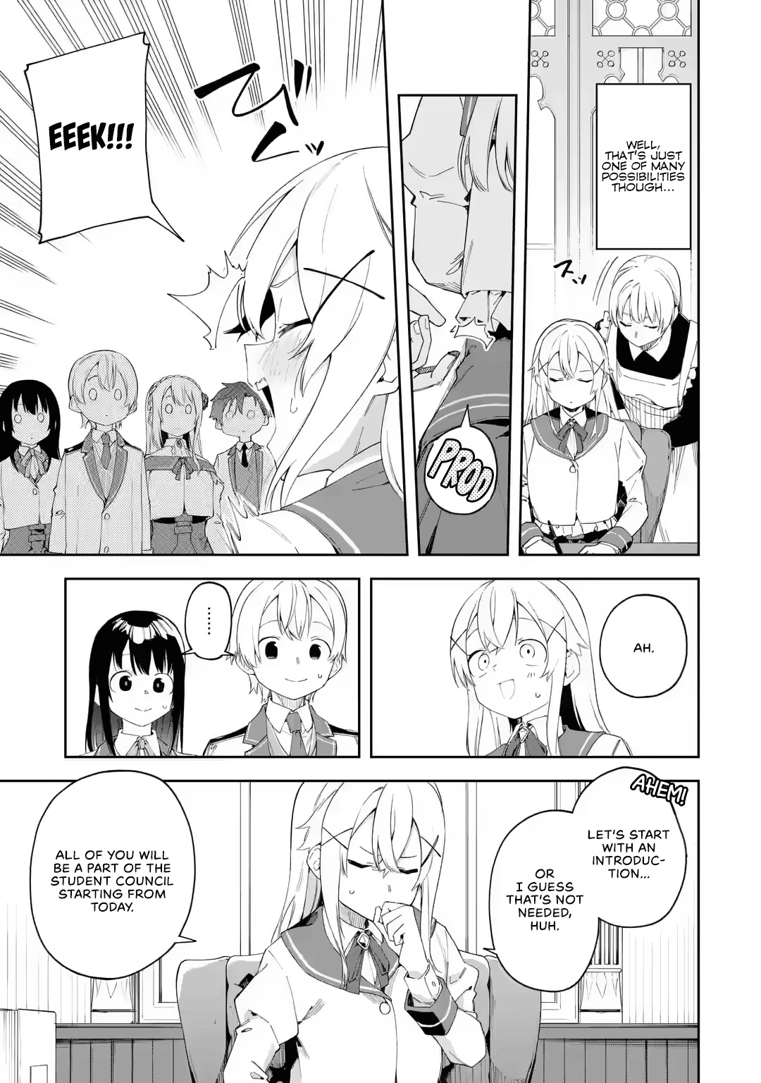 Akuyaku Reijou no Shitsuji-sama Hametsu Chapter 22 page 14 - Chapter 22: The Duty of the Student Council