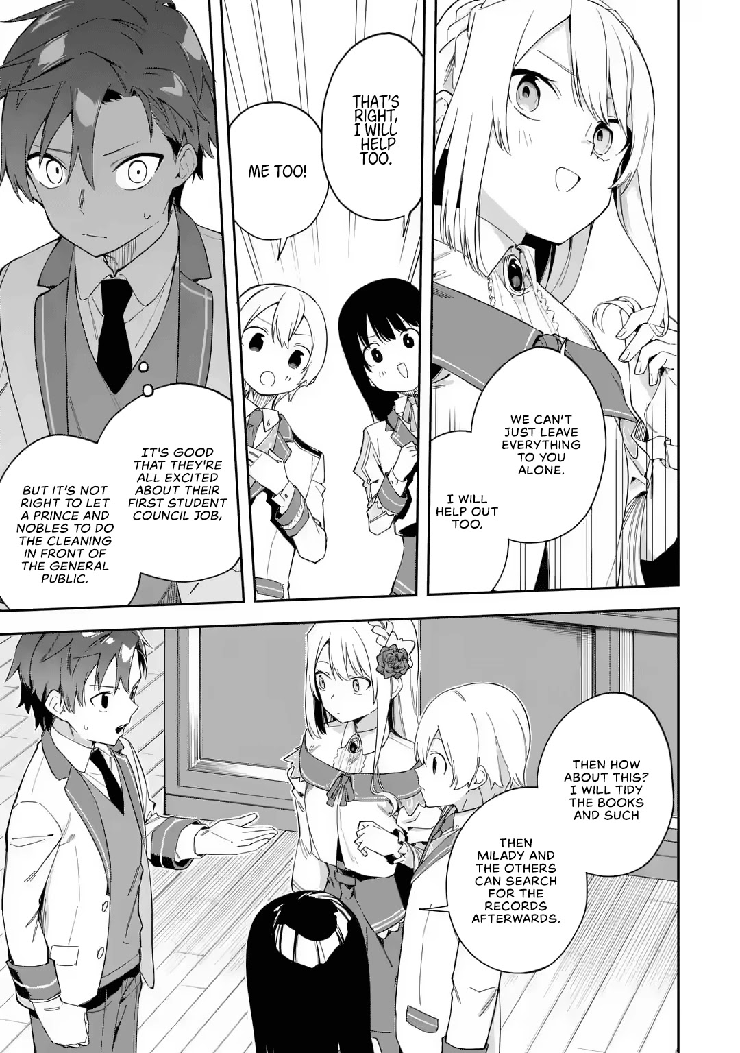 Akuyaku Reijou no Shitsuji-sama Hametsu Chapter 22 page 22 - Chapter 22: The Duty of the Student Council