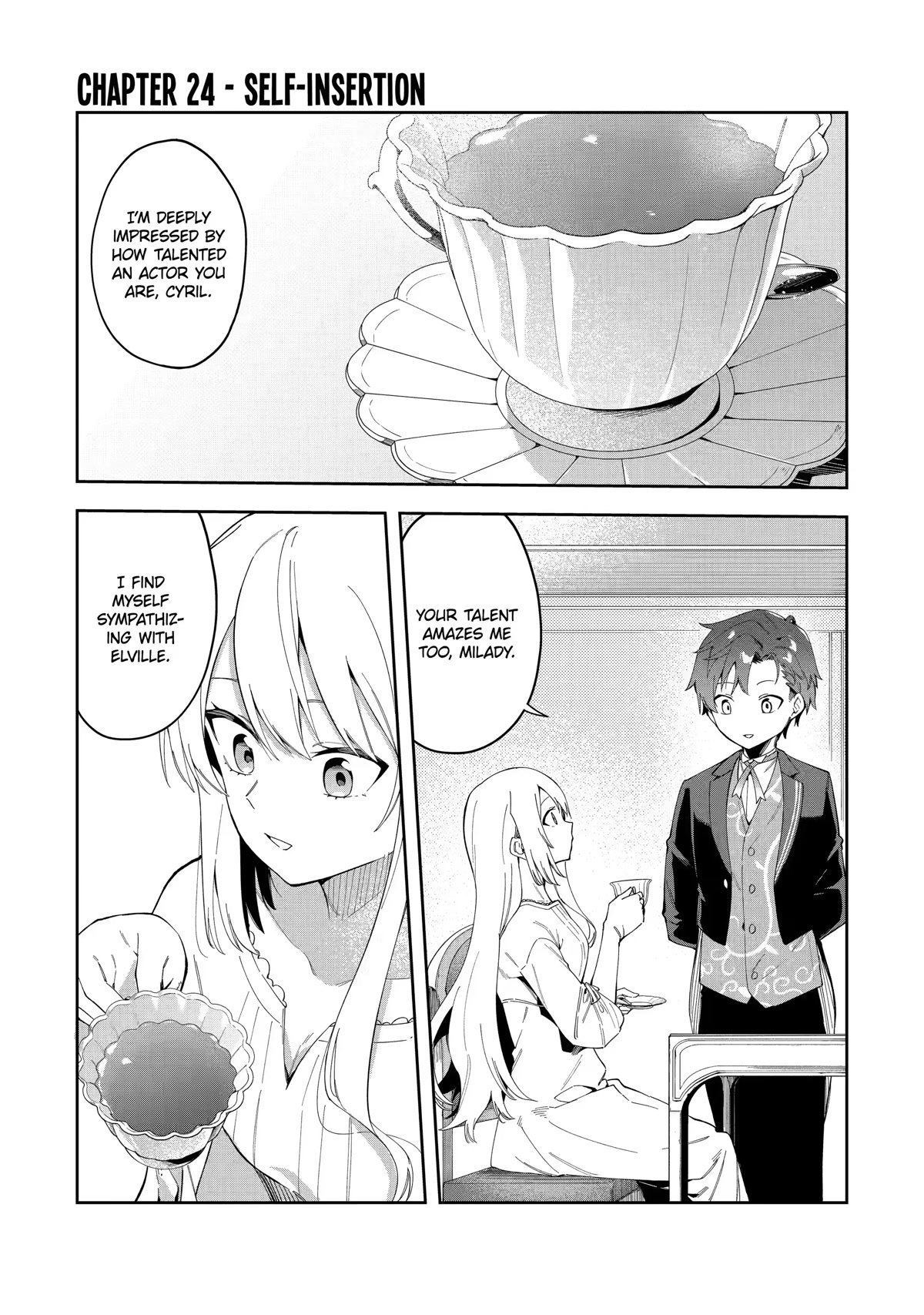 Akuyaku Reijou no Shitsuji-sama Hametsu Chapter 24.1 page 1 - Chapter 24.1: Self-Insertion (1)
