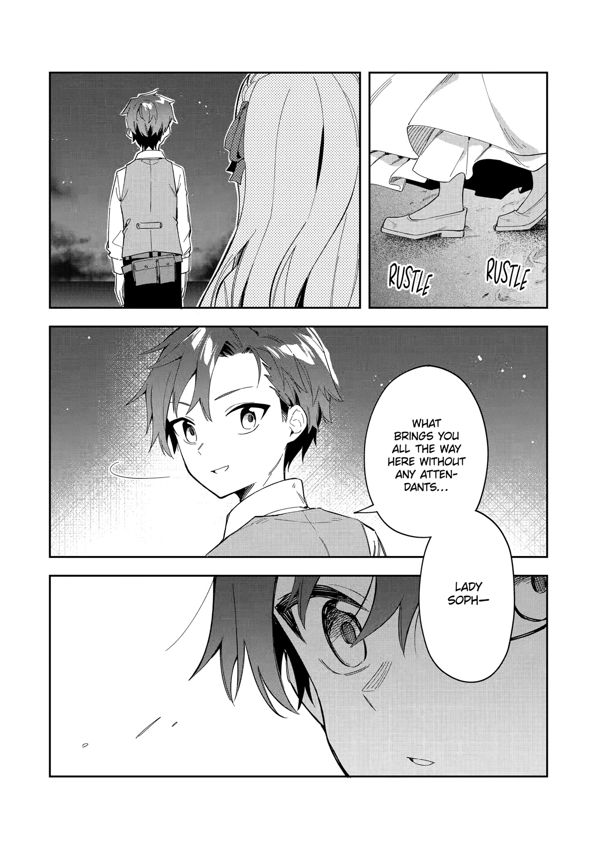 Akuyaku Reijou no Shitsuji-sama Hametsu Chapter 26.2 page 4 - Chapter 26.2: Forbidden Romance (2)