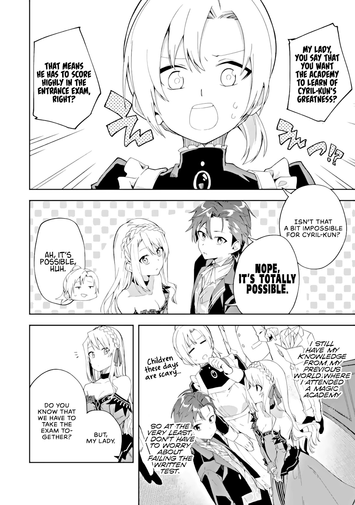 Akuyaku Reijou no Shitsuji-sama Hametsu Chapter 3.1 page 3 - Chapter 3.1: Entrance Exam