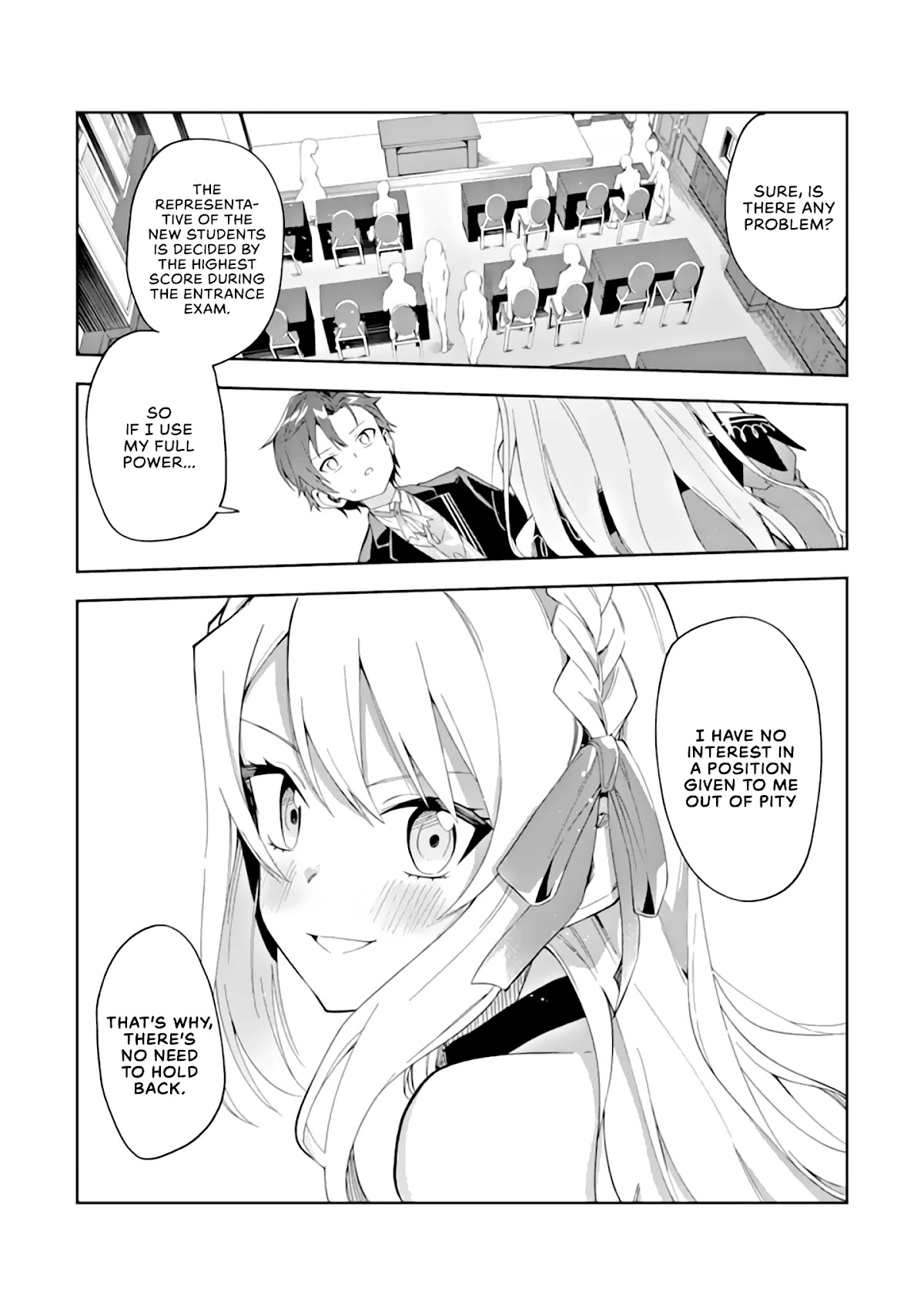 Akuyaku Reijou no Shitsuji-sama Hametsu Chapter 3.1 page 4 - Chapter 3.1: Entrance Exam