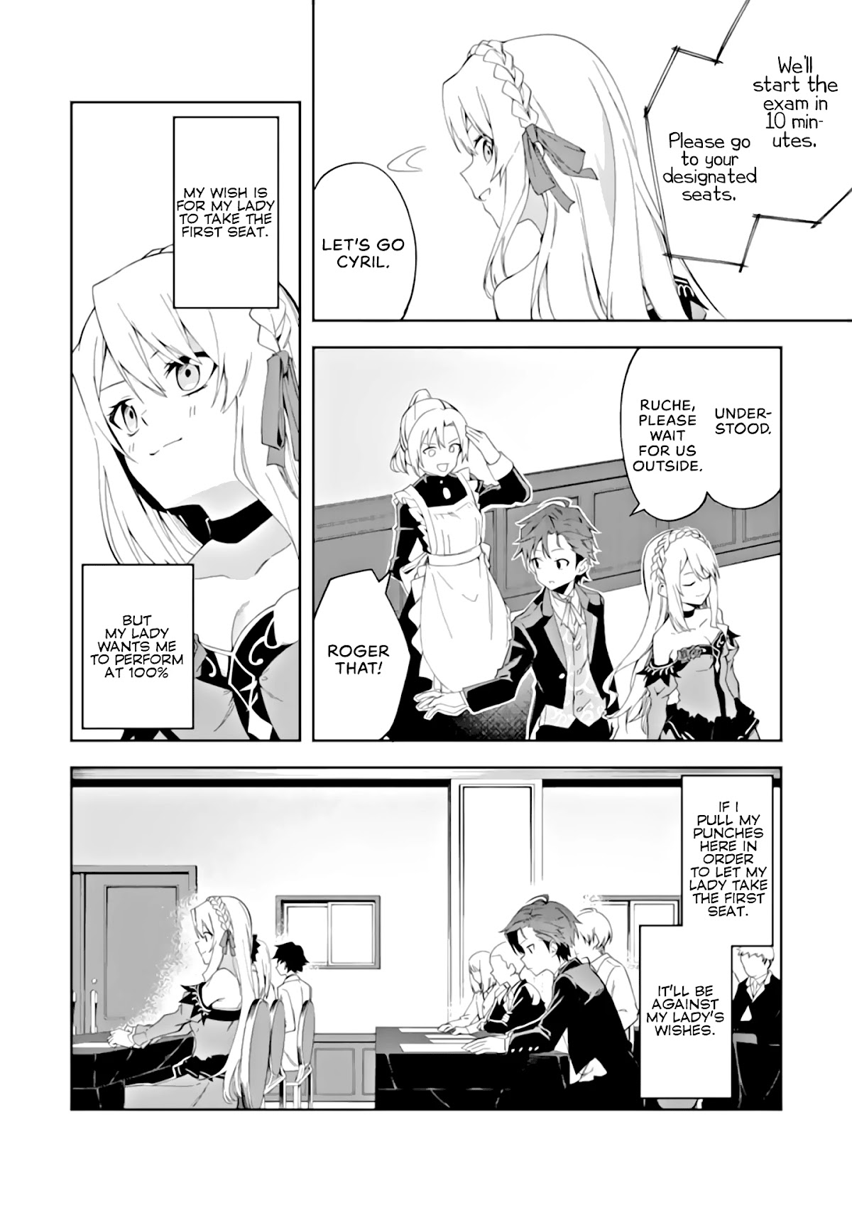 Akuyaku Reijou no Shitsuji-sama Hametsu Chapter 3.1 page 5 - Chapter 3.1: Entrance Exam