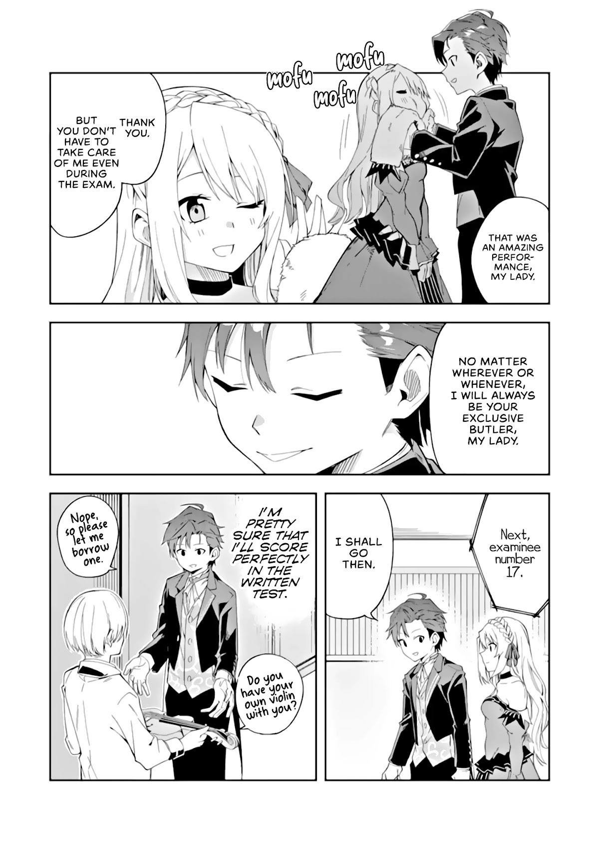Akuyaku Reijou no Shitsuji-sama Hametsu Chapter 3.1 page 9 - Chapter 3.1: Entrance Exam