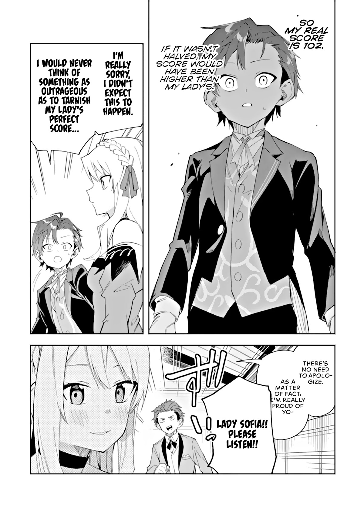 Akuyaku Reijou no Shitsuji-sama Hametsu Chapter 3.2 page 12 - Chapter 3.2: Entrance Exam