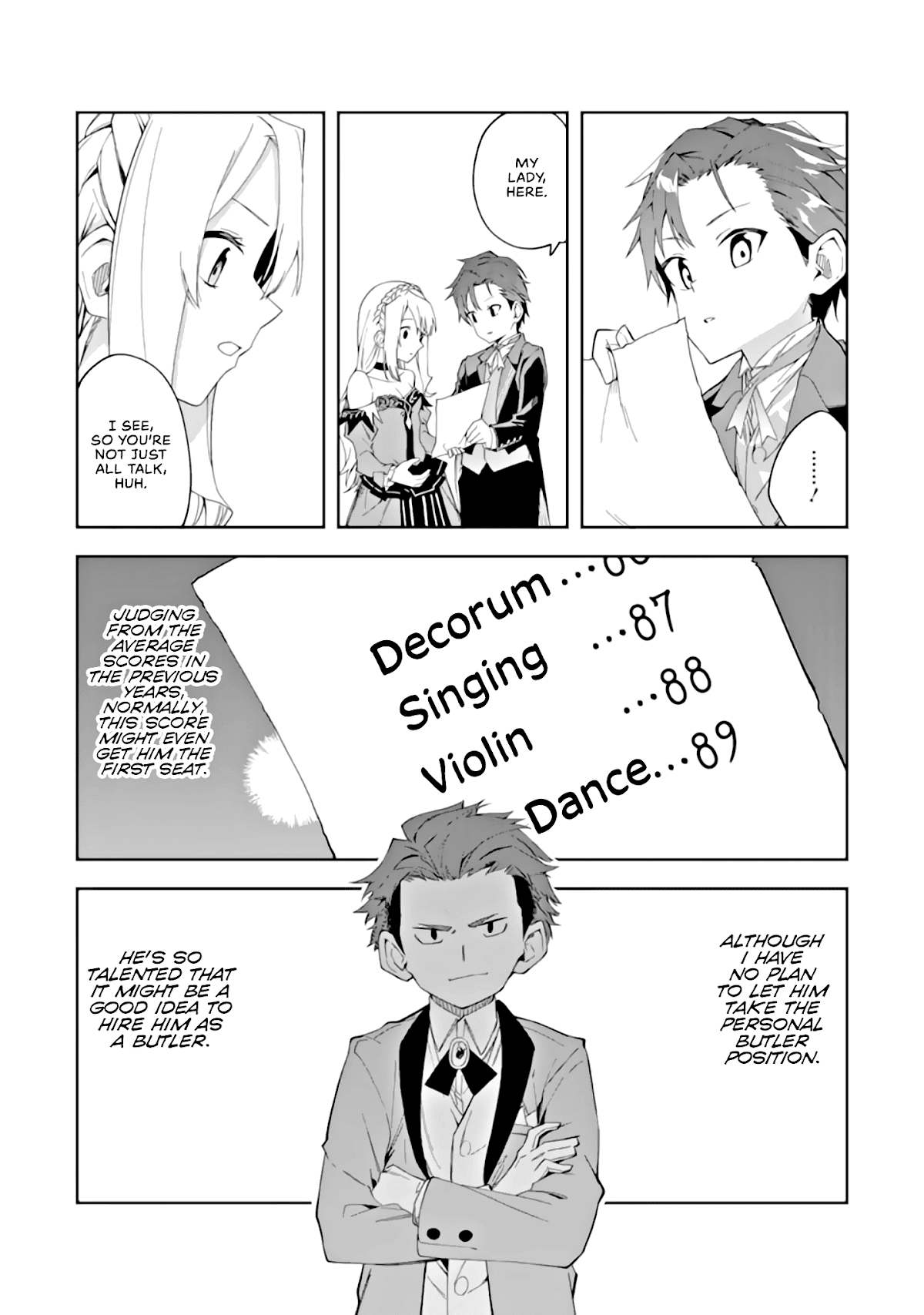 Akuyaku Reijou no Shitsuji-sama Hametsu Chapter 3.2 page 14 - Chapter 3.2: Entrance Exam