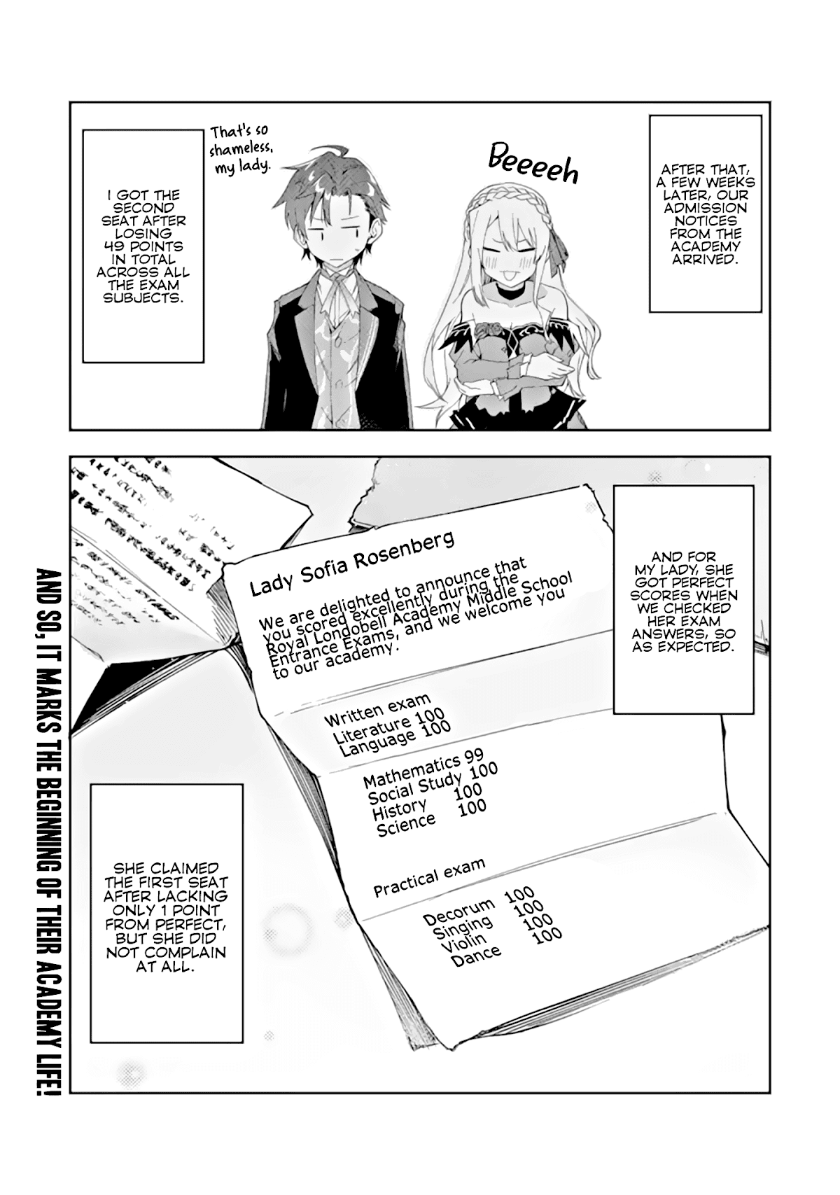 Akuyaku Reijou no Shitsuji-sama Hametsu Chapter 3.2 page 18 - Chapter 3.2: Entrance Exam