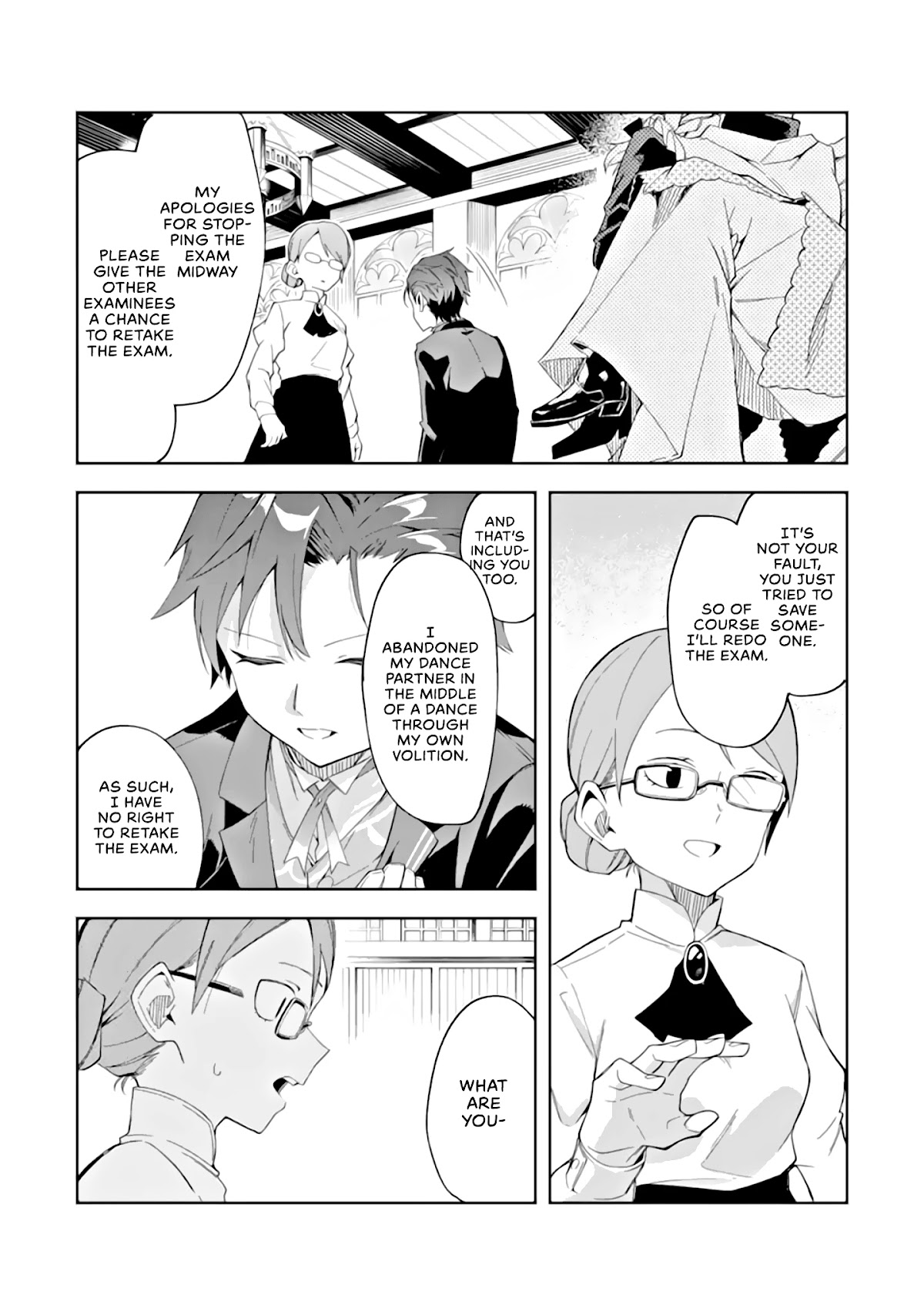 Akuyaku Reijou no Shitsuji-sama Hametsu Chapter 3.2 page 4 - Chapter 3.2: Entrance Exam