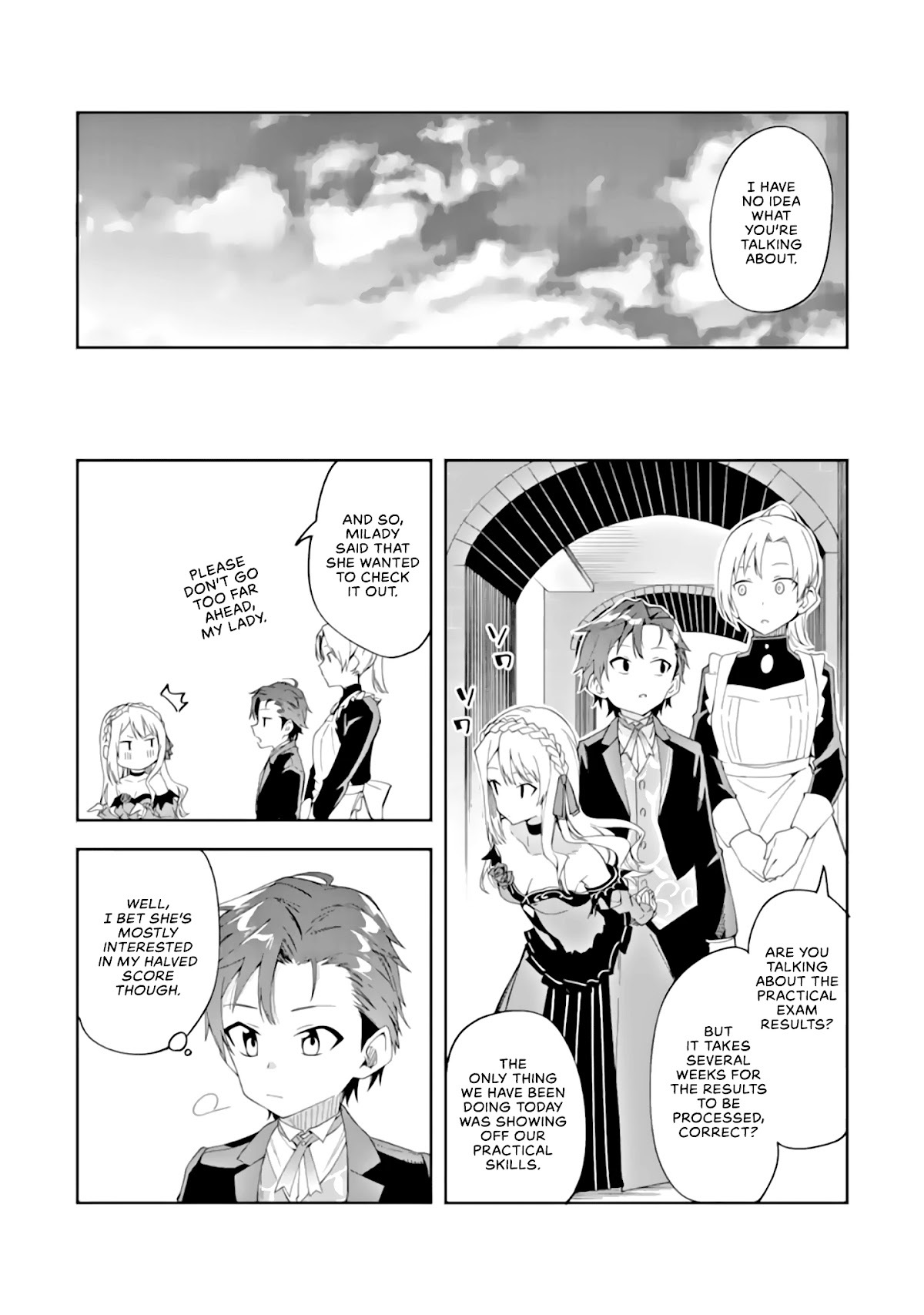 Akuyaku Reijou no Shitsuji-sama Hametsu Chapter 3.2 page 9 - Chapter 3.2: Entrance Exam