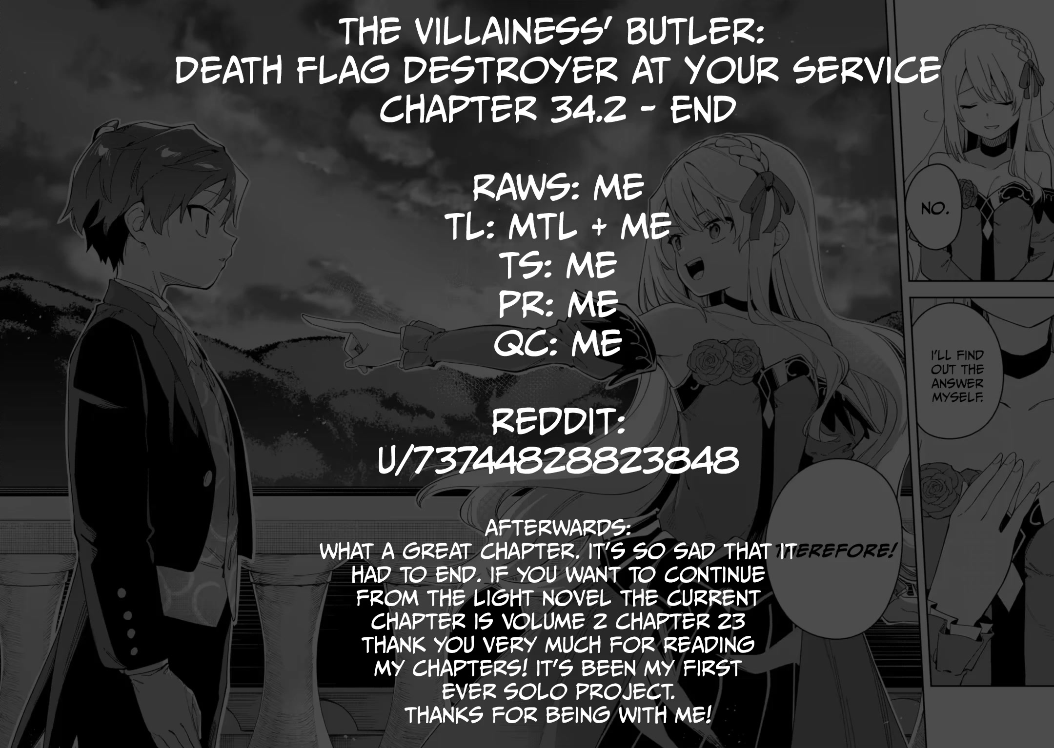 Akuyaku Reijou no Shitsuji-sama Hametsu Chapter 34.2 page 25 - Chapter 34.2 [END]