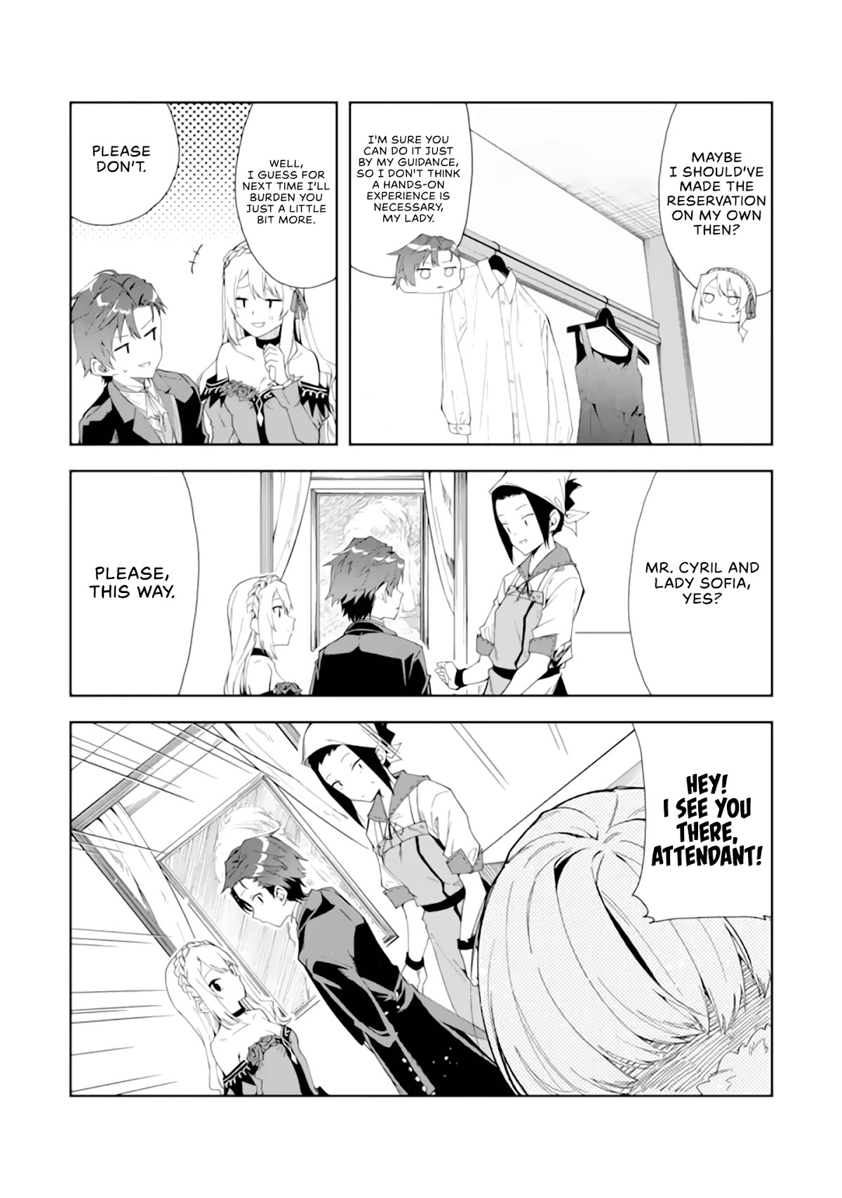 Akuyaku Reijou no Shitsuji-sama Hametsu Chapter 4 page 7 - Chapter 4: Uniform Measurements