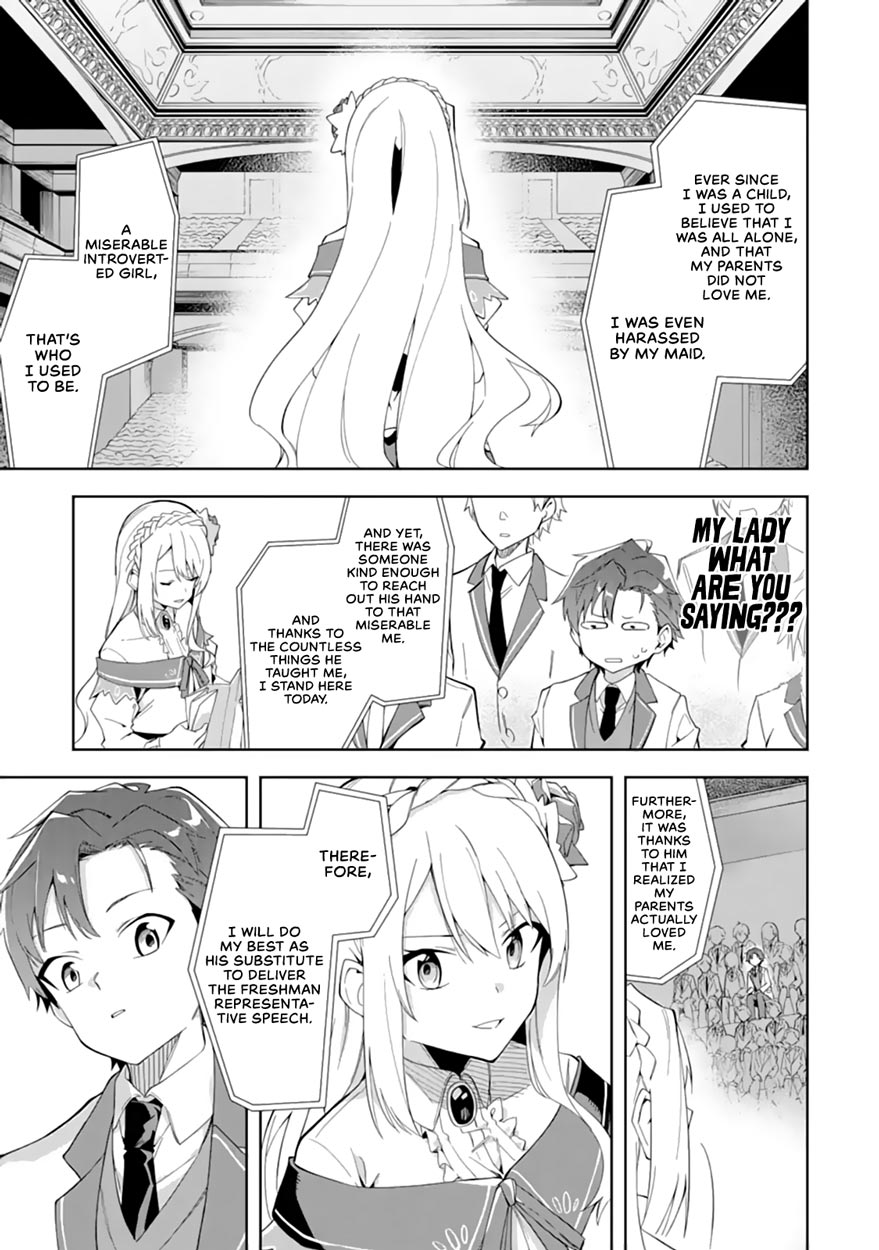 Akuyaku Reijou no Shitsuji-sama Hametsu Chapter 6.1 page 8 - Chapter 6.1: Classmates