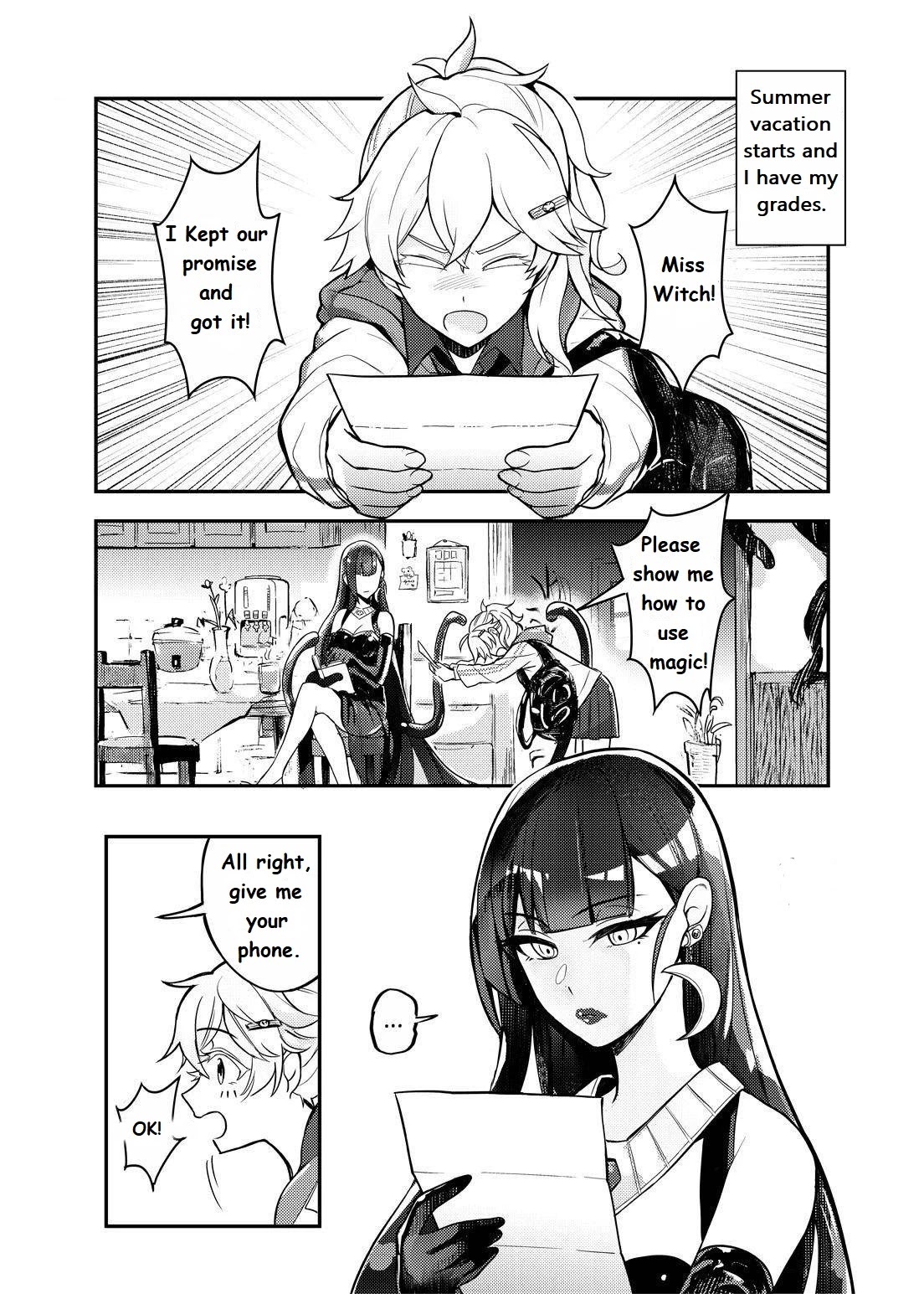 Albino & Witch Chapter 5 page 4 - Chapter 5