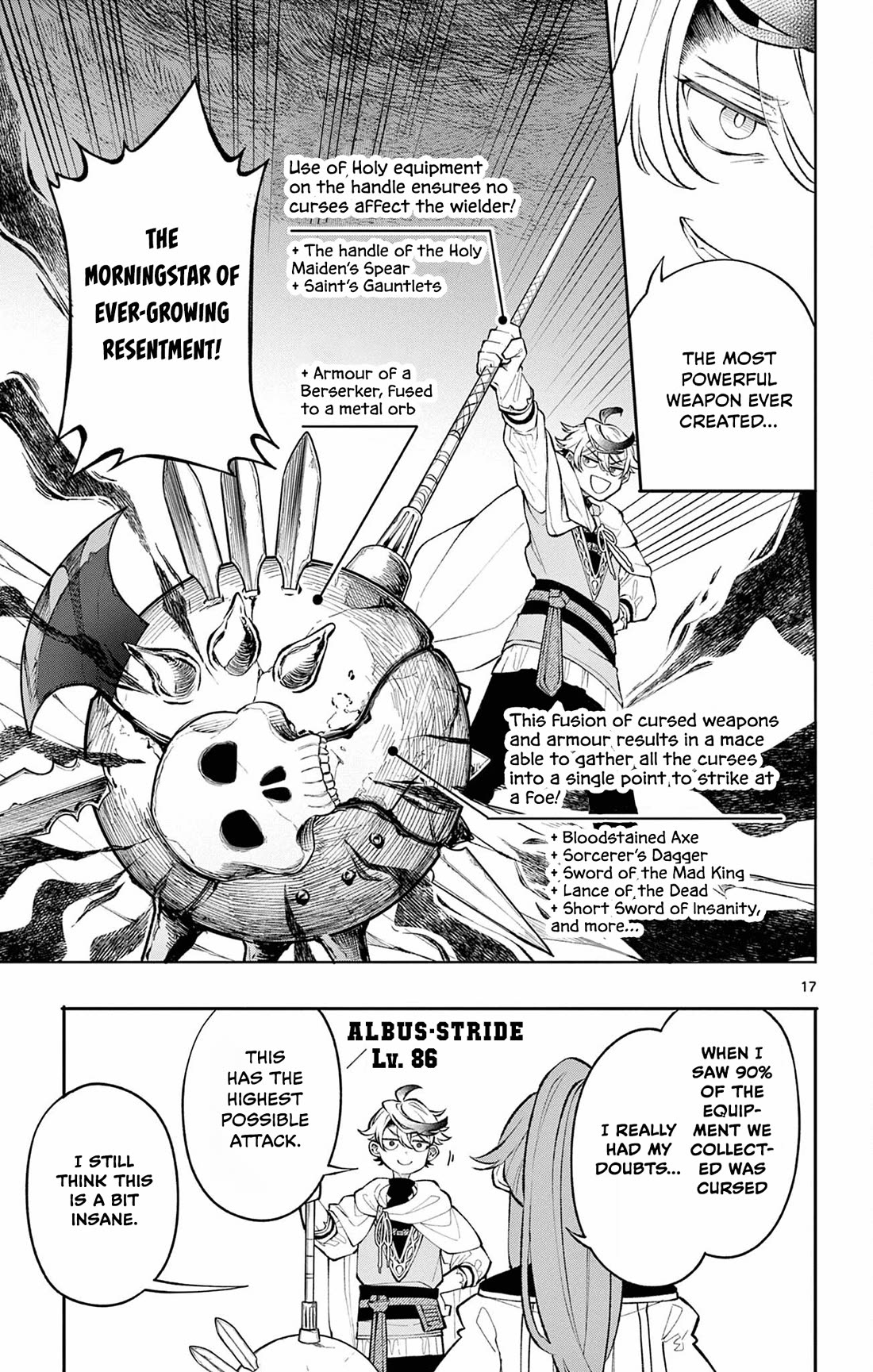 Albus Changes the World Chapter 5 page 17 - Chapter 5: Equipment and Levels