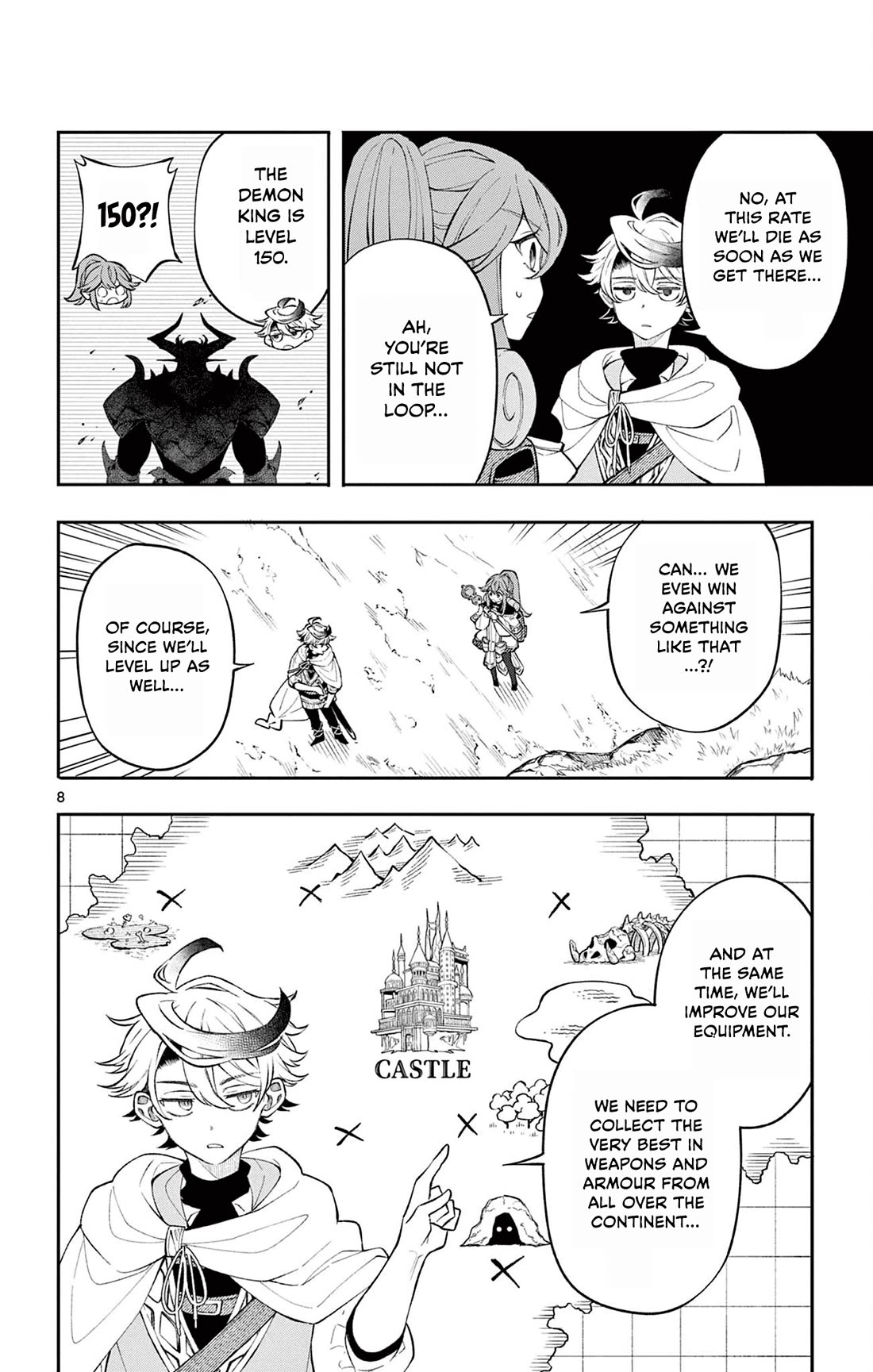 Albus Changes the World Chapter 5 page 8 - Chapter 5: Equipment and Levels