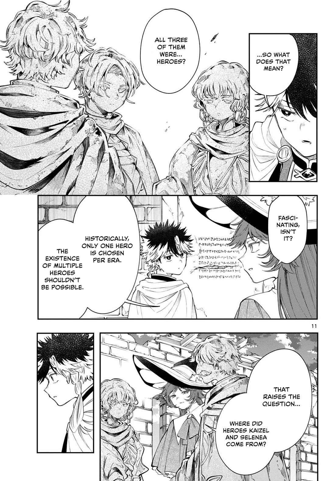 Albus Changes the World Chapter 84 page 11 - Chapter 84: Hero Statue