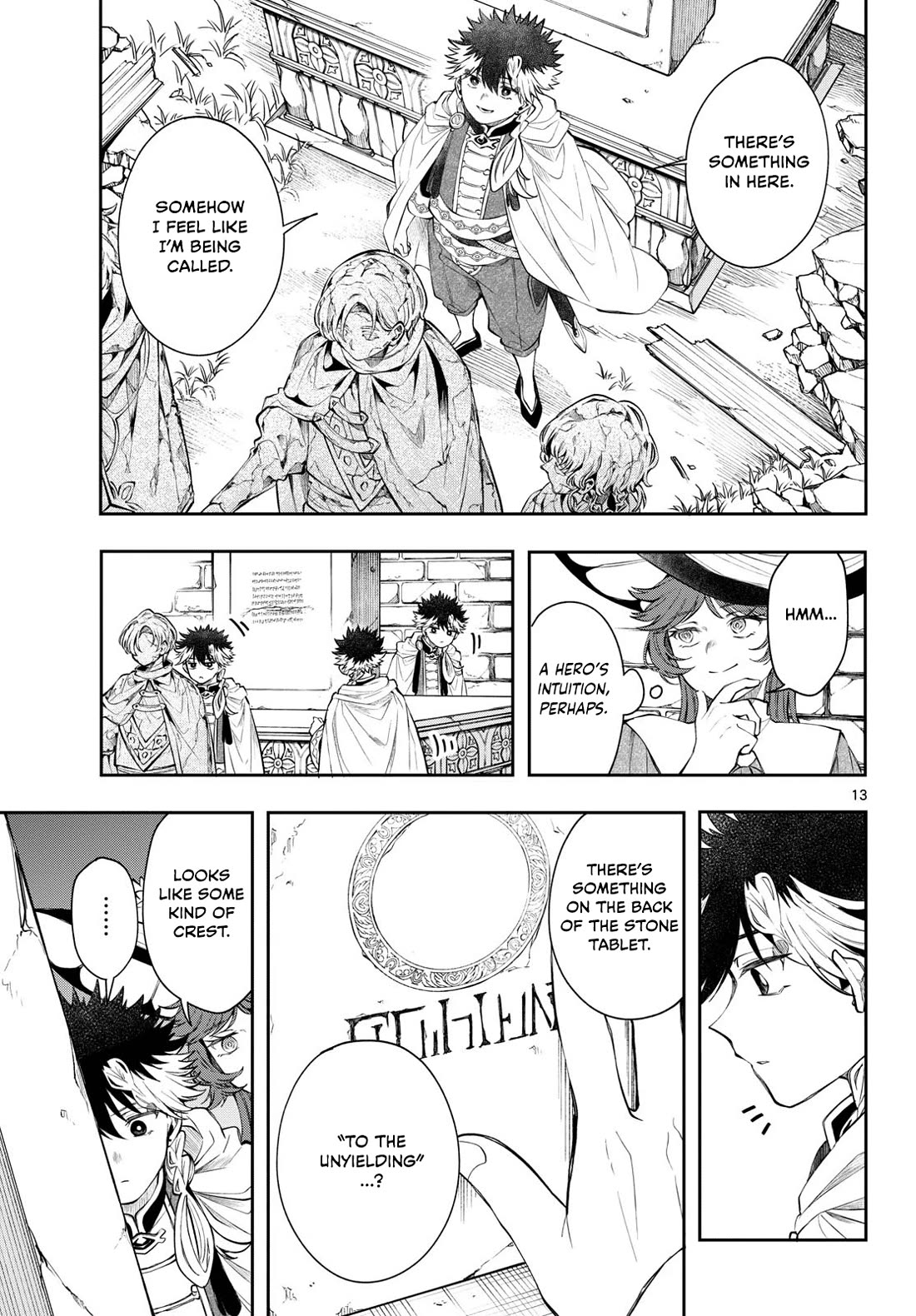 Albus Changes the World Chapter 84 page 13 - Chapter 84: Hero Statue