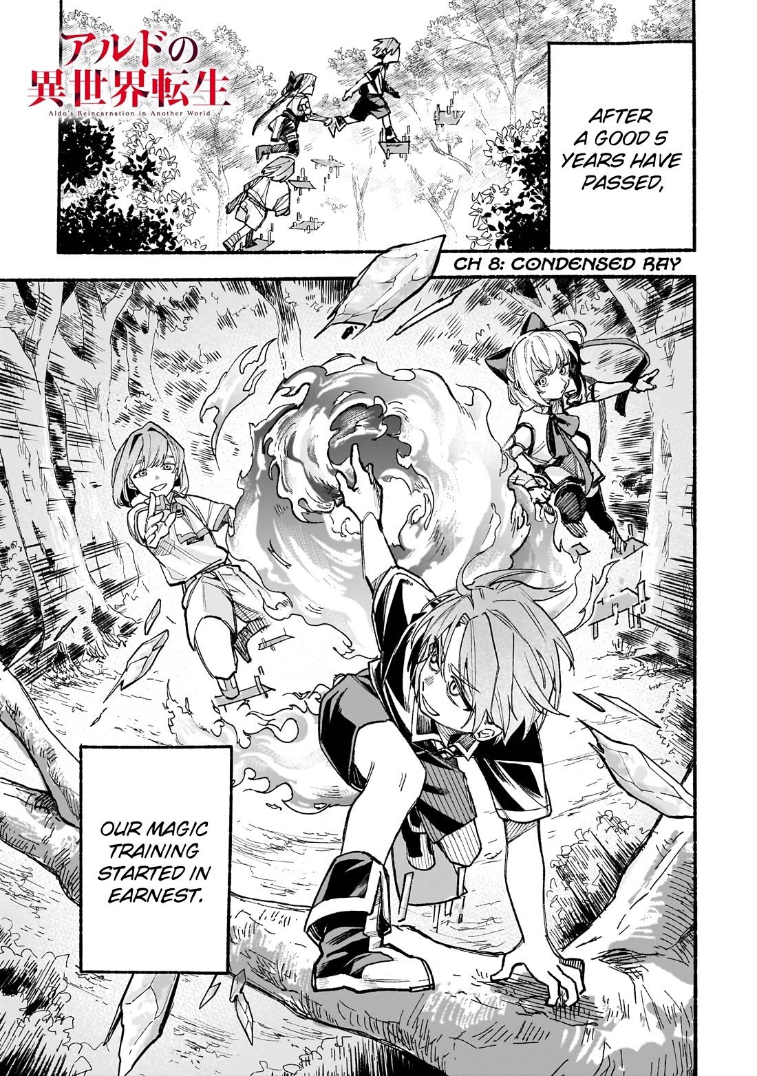 Aldo's Reincarnation in Another World Chapter 8 page 2 - Chapter 8: Condensed Ray